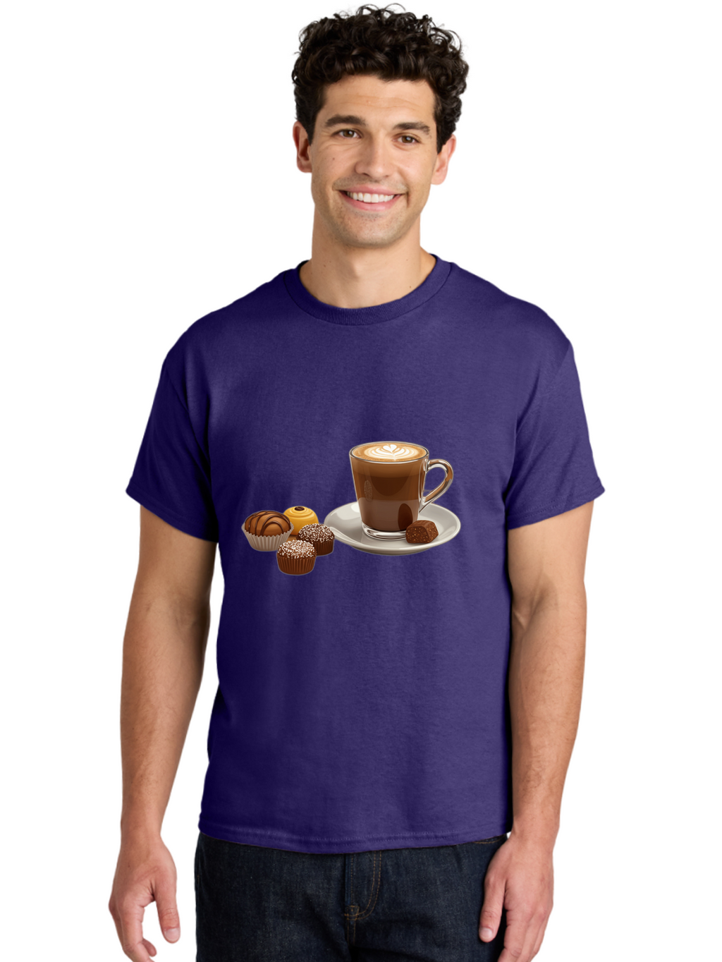 Coffee-With-Truffles Men'S Graphic Tee, 100% Cotton, Comfortable Casual Summer Wear, Machine Washable, Vintage Camera, Old Camera, Antique Camera, Black Camera, Classic Photography, Photography Equipment, Nostalgic Device, Film Camera, Bao253