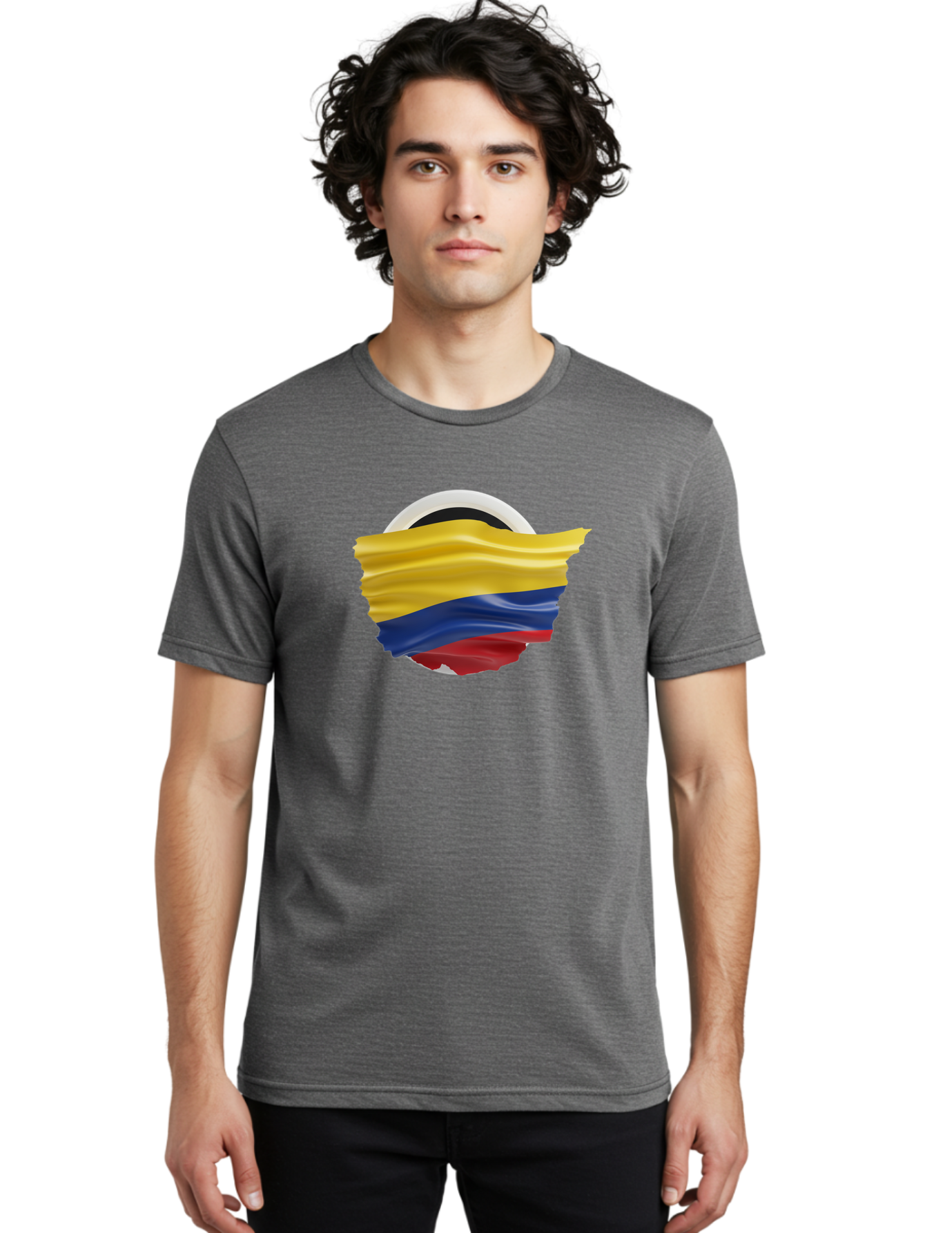 Colombian-Flag Men'S Graphic Tee, 100% Cotton, Comfortable Casual Summer Wear, Machine Washable, Vintage Camera, Old Camera, Antique Camera, Black Camera, Classic Photography, Photography Equipment, Nostalgic Device, Film Camera, Camera Art Bao254