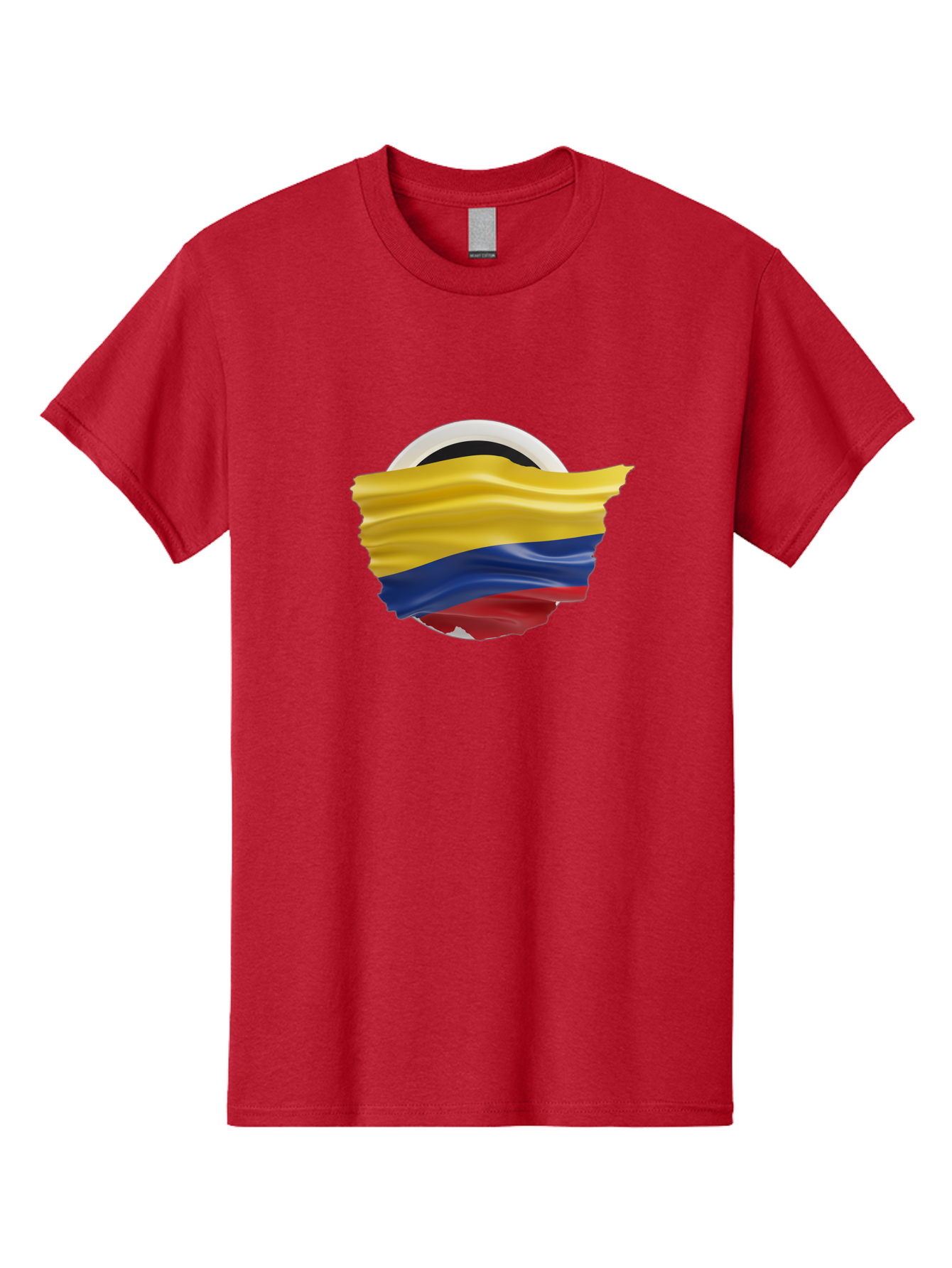 Colombian-Flag Men'S Graphic Tee, 100% Cotton, Comfortable Casual Summer Wear, Machine Washable, Vintage Camera, Old Camera, Antique Camera, Black Camera, Classic Photography, Photography Equipment, Nostalgic Device, Film Camera, Camera Art Bao254