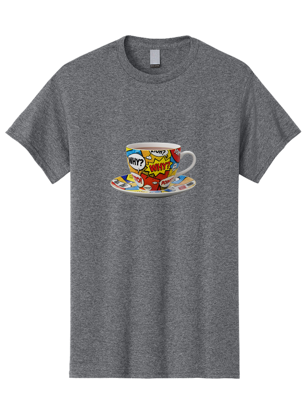 Comic-Strip-Teacup Men'S Graphic Tee, 100% Cotton, Comfortable Casual Summer Wear, Machine Washable, Vintage Camera, Old Camera, Antique Camera, Black Camera, Classic Photography, Photography Equipment, Nostalgic Device, Film Camera, Bao258