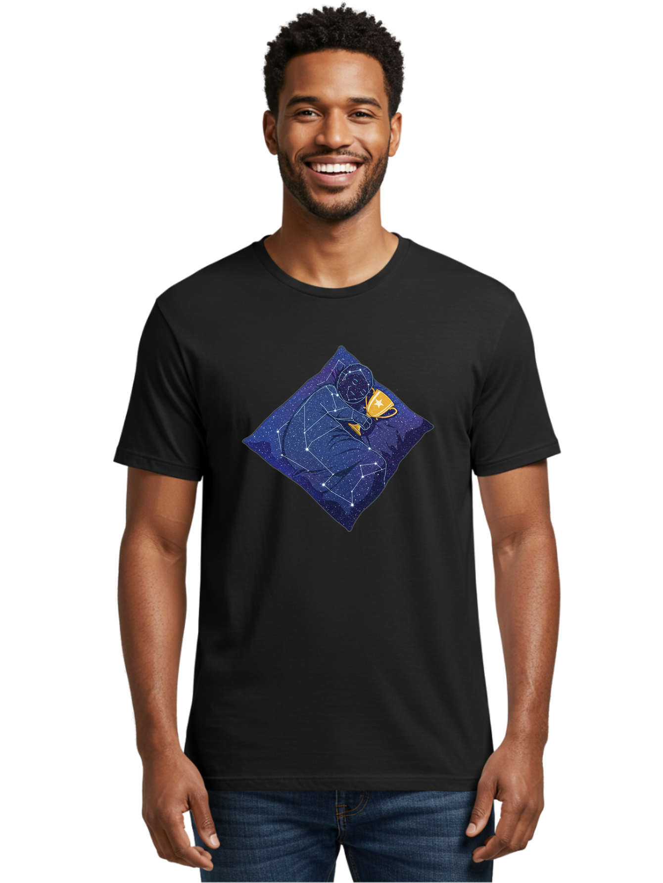 Constellation-Man Men'S Graphic Tee, 100% Cotton, Comfortable Casual Summer Wear, Machine Washable, Vintage Camera, Old Camera, Antique Camera, Black Camera, Classic Photography, Photography Equipment, Nostalgic Device, Film Camera, Camera Art Bao263