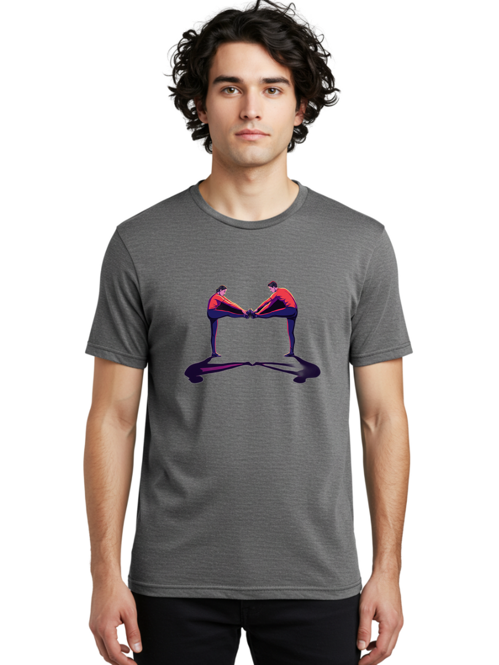 Couple-Doing-Handstand Men'S Graphic Tee, 100% Cotton, Comfortable Casual Summer Wear, Machine Washable, Vintage Camera, Old Camera, Antique Camera, Black Camera, Classic Photography, Photography Equipment, Nostalgic Device, Film Camera, Bao265