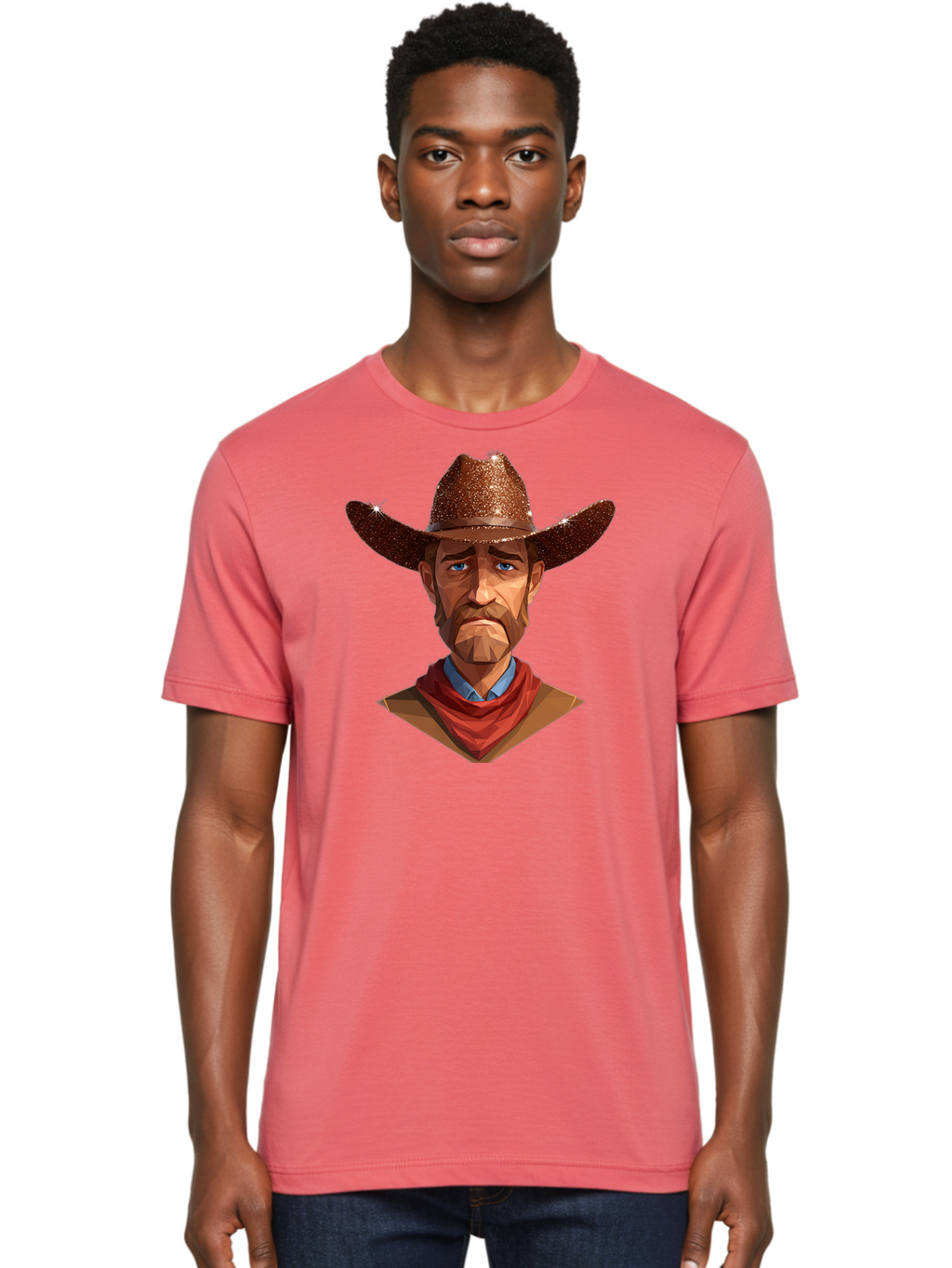 Cowboy-1 Men'S Graphic Tee, 100% Cotton, Comfortable Casual Summer Wear, Machine Washable, Vintage Camera, Old Camera, Antique Camera, Black Camera, Classic Photography, Photography Equipment, Nostalgic Device, Film Camera, Camera Art Bao266