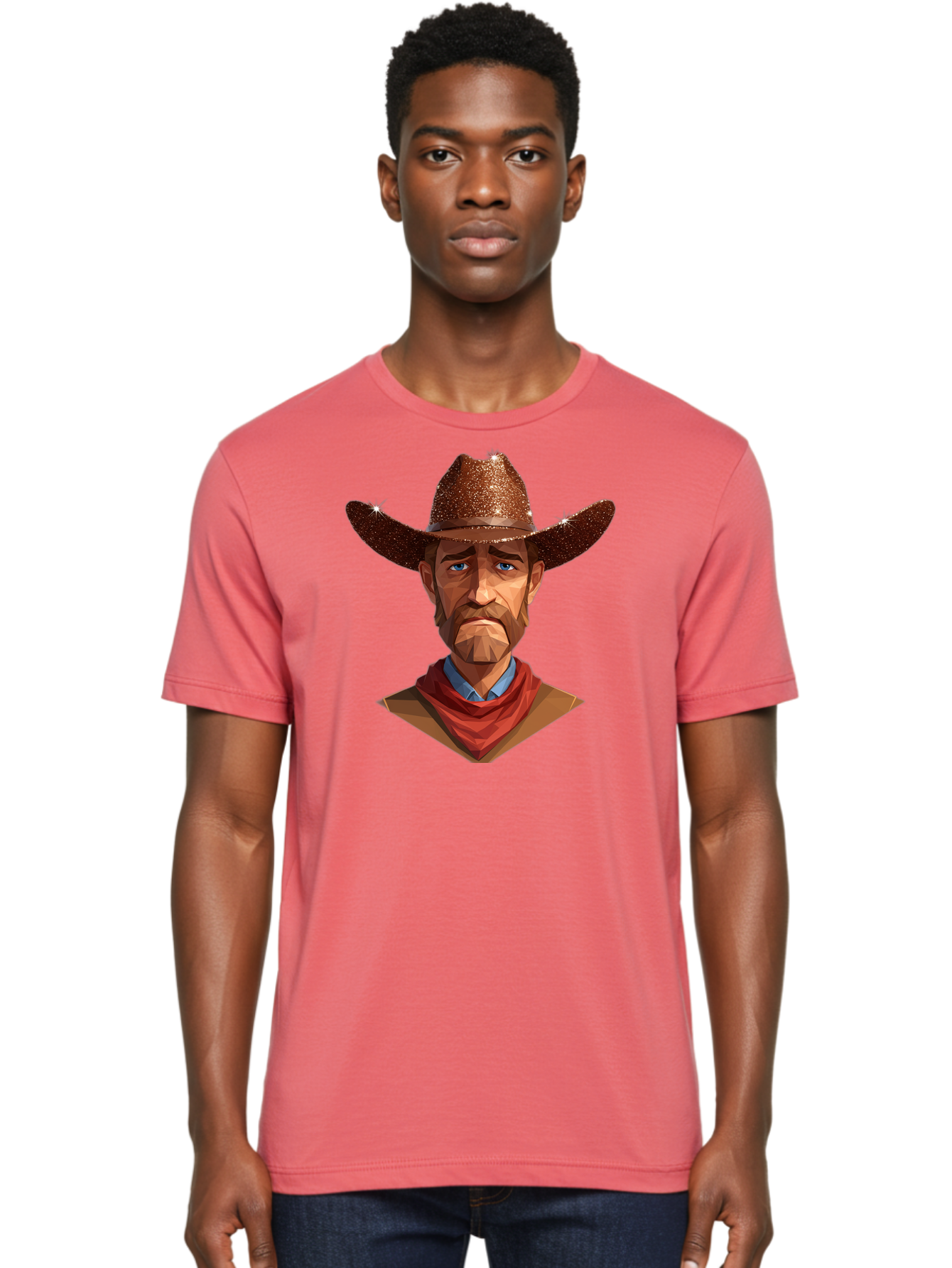 Cowboy-1 Men'S Graphic Tee, 100% Cotton, Comfortable Casual Summer Wear, Machine Washable, Vintage Camera, Old Camera, Antique Camera, Black Camera, Classic Photography, Photography Equipment, Nostalgic Device, Film Camera, Camera Art Bao266