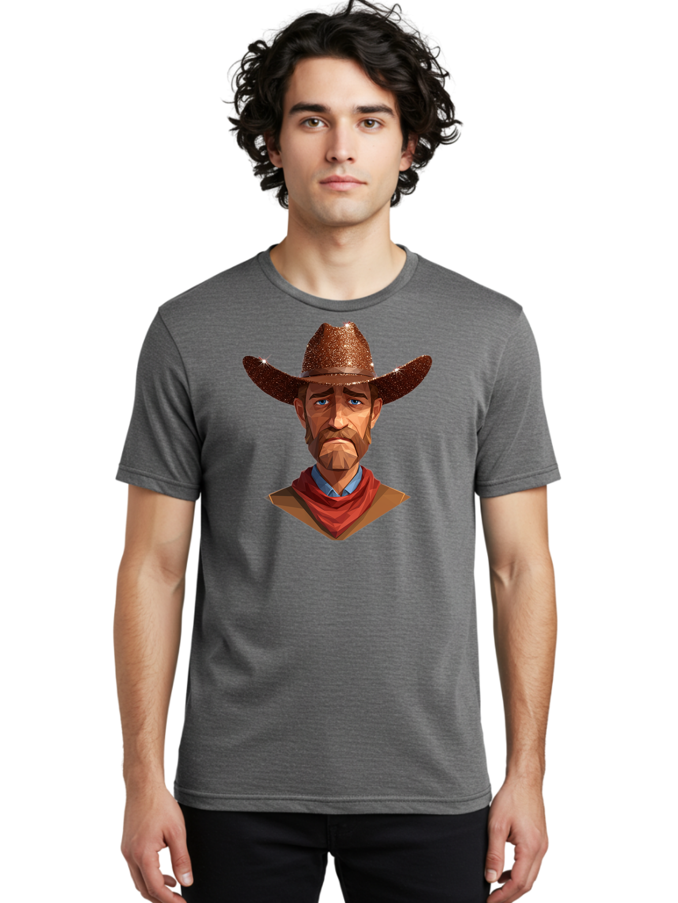 Cowboy-1 Men'S Graphic Tee, 100% Cotton, Comfortable Casual Summer Wear, Machine Washable, Vintage Camera, Old Camera, Antique Camera, Black Camera, Classic Photography, Photography Equipment, Nostalgic Device, Film Camera, Camera Art Bao266