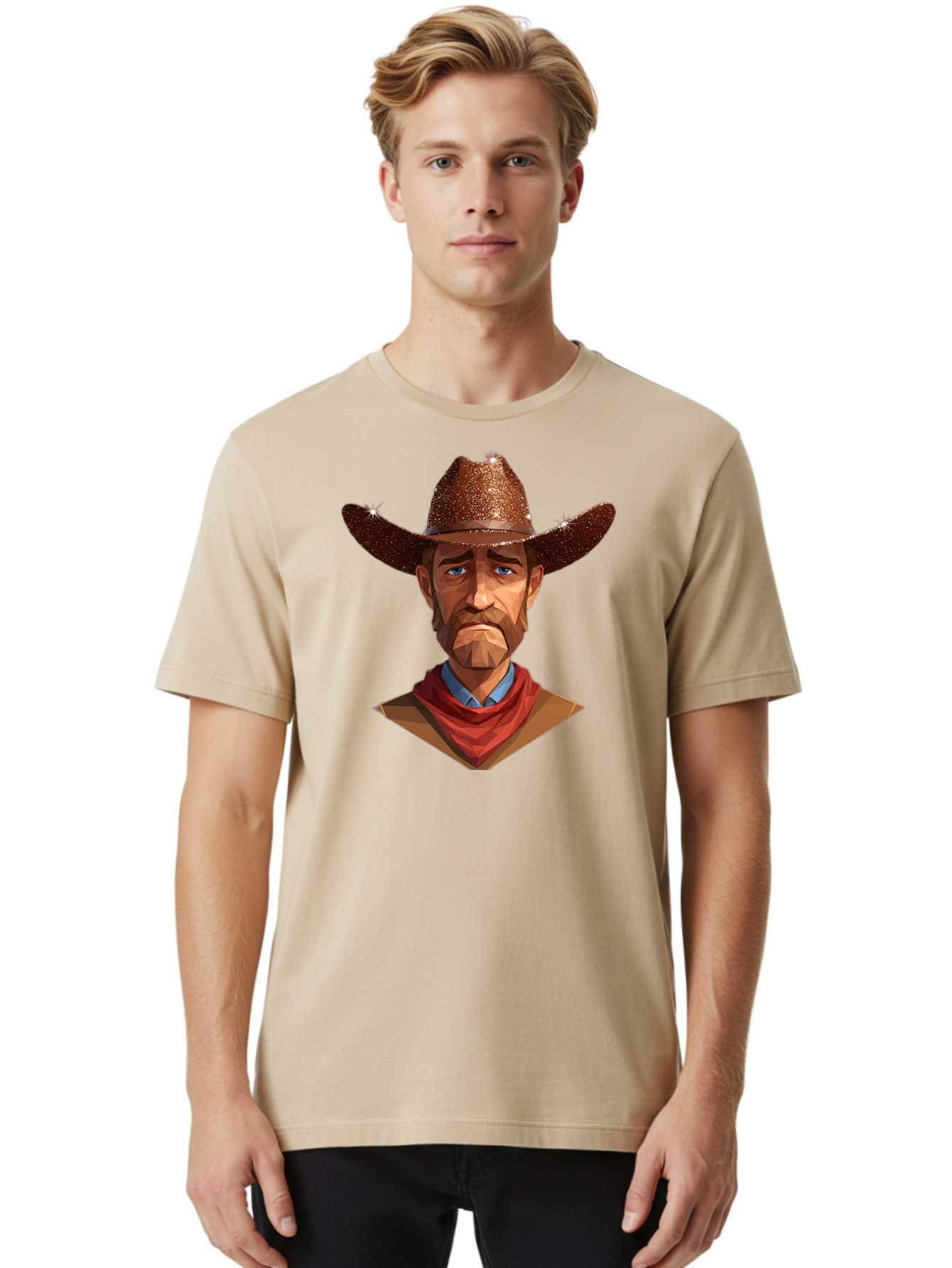 Cowboy-1 Men'S Graphic Tee, 100% Cotton, Comfortable Casual Summer Wear, Machine Washable, Vintage Camera, Old Camera, Antique Camera, Black Camera, Classic Photography, Photography Equipment, Nostalgic Device, Film Camera, Camera Art Bao266