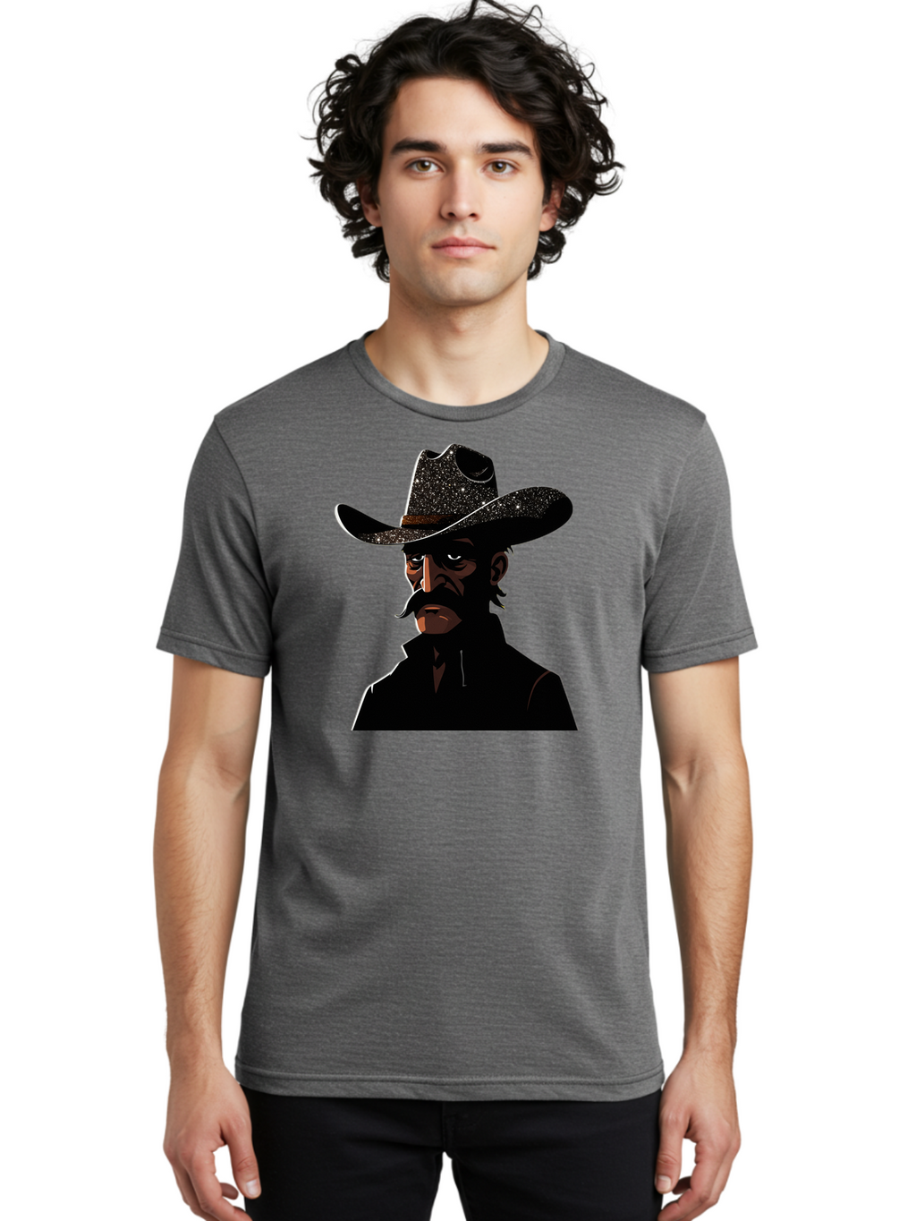 Cowboy-2 Men'S Graphic Tee, 100% Cotton, Comfortable Casual Summer Wear, Machine Washable, Vintage Camera, Old Camera, Antique Camera, Black Camera, Classic Photography, Photography Equipment, Nostalgic Device, Film Camera, Camera Art Bao267