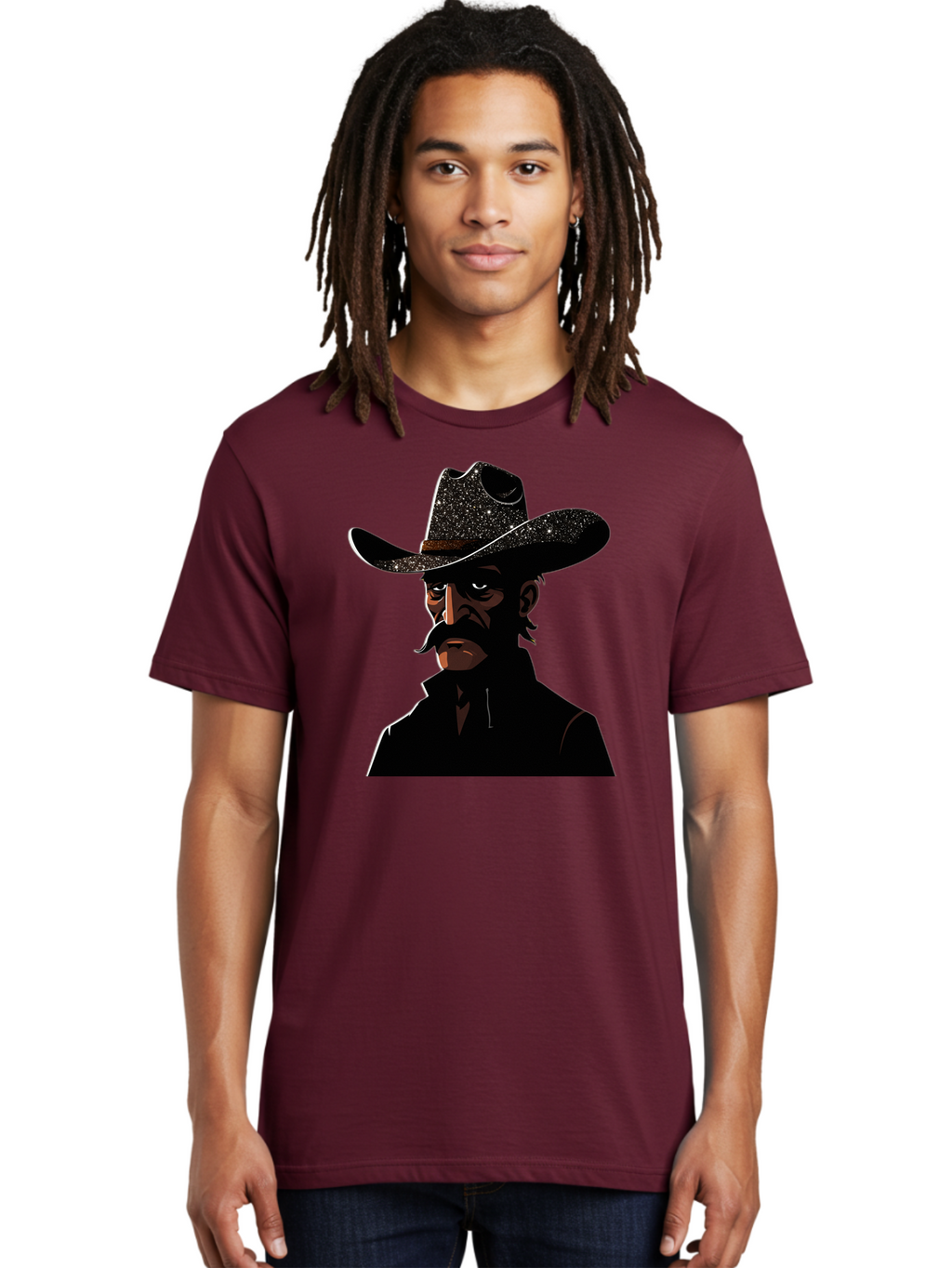 Cowboy-2 Men'S Graphic Tee, 100% Cotton, Comfortable Casual Summer Wear, Machine Washable, Vintage Camera, Old Camera, Antique Camera, Black Camera, Classic Photography, Photography Equipment, Nostalgic Device, Film Camera, Camera Art Bao267