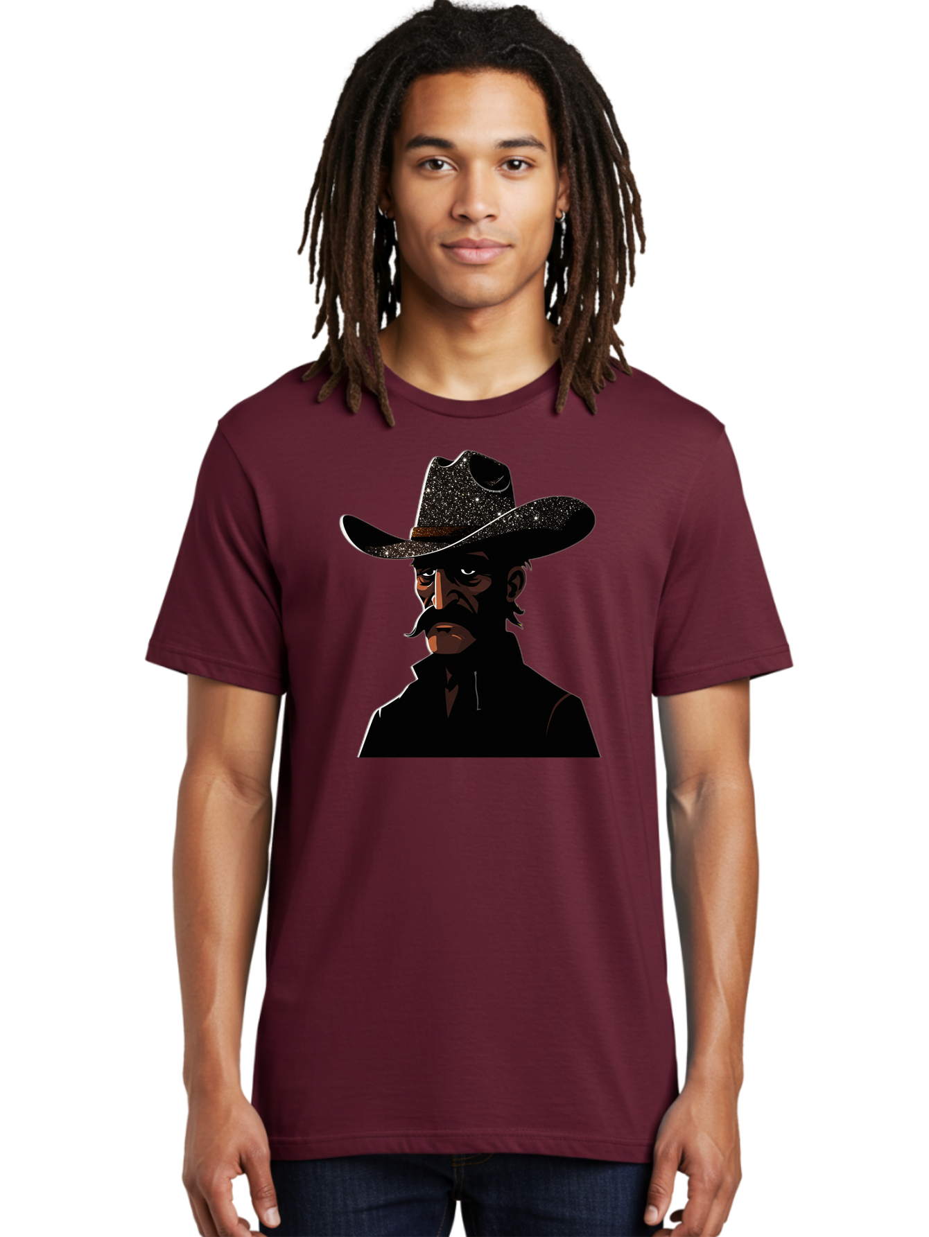 Cowboy-2 Men'S Graphic Tee, 100% Cotton, Comfortable Casual Summer Wear, Machine Washable, Vintage Camera, Old Camera, Antique Camera, Black Camera, Classic Photography, Photography Equipment, Nostalgic Device, Film Camera, Camera Art Bao267