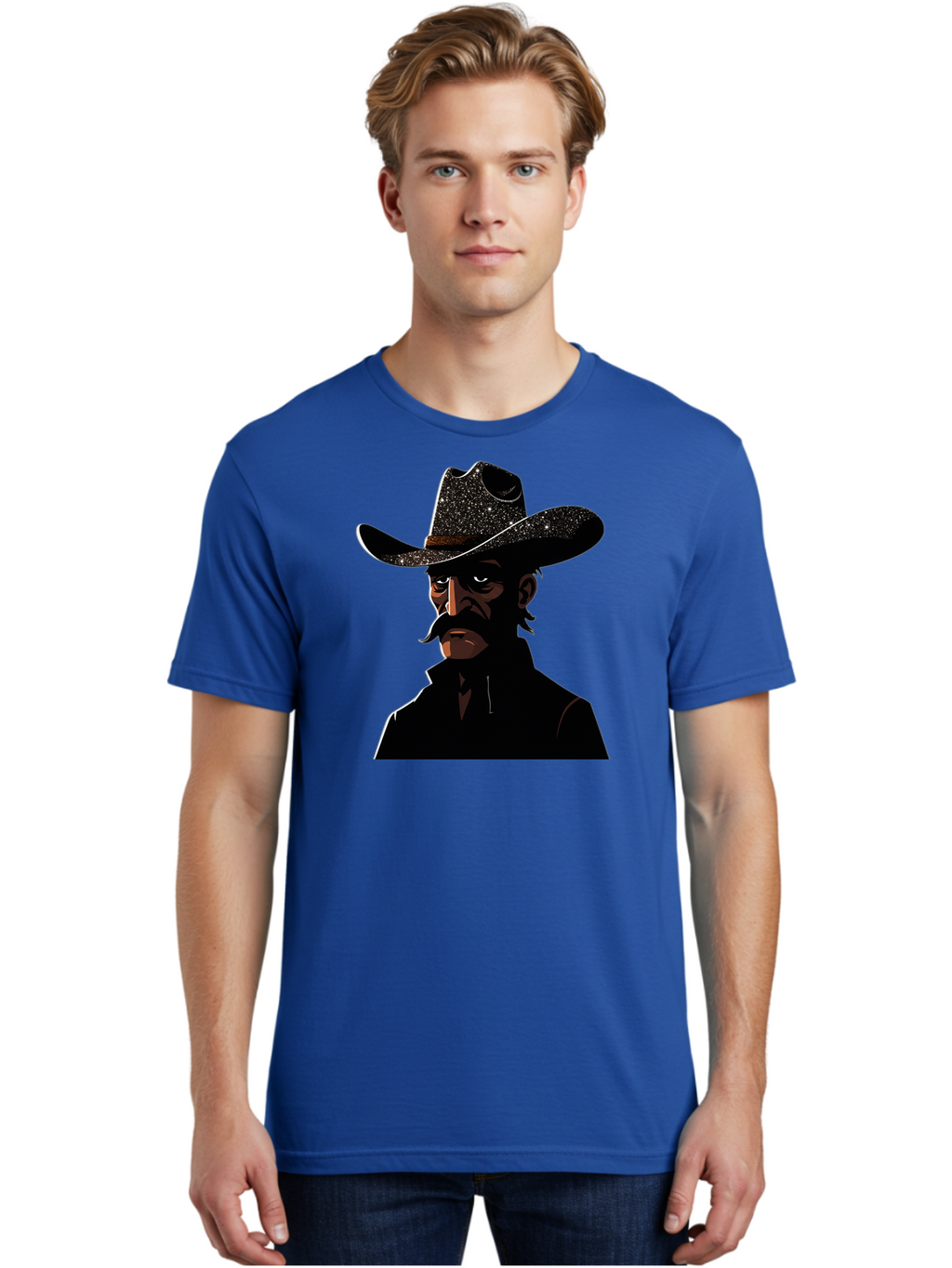Cowboy-2 Men'S Graphic Tee, 100% Cotton, Comfortable Casual Summer Wear, Machine Washable, Vintage Camera, Old Camera, Antique Camera, Black Camera, Classic Photography, Photography Equipment, Nostalgic Device, Film Camera, Camera Art Bao267