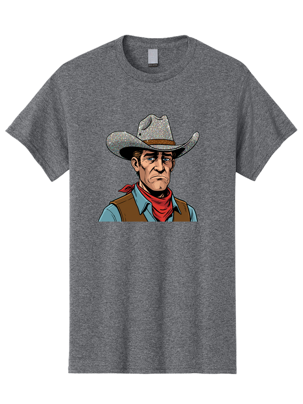 Cowboy-3 Men'S Graphic Tee, 100% Cotton, Comfortable Casual Summer Wear, Machine Washable, Vintage Camera, Old Camera, Antique Camera, Black Camera, Classic Photography, Photography Equipment, Nostalgic Device, Film Camera, Camera Art Bao268
