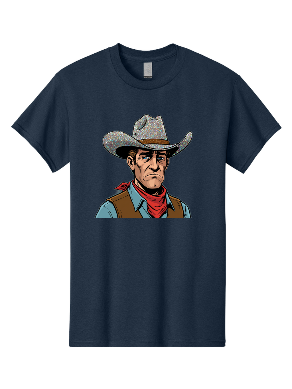 Cowboy-3 Men'S Graphic Tee, 100% Cotton, Comfortable Casual Summer Wear, Machine Washable, Vintage Camera, Old Camera, Antique Camera, Black Camera, Classic Photography, Photography Equipment, Nostalgic Device, Film Camera, Camera Art Bao268