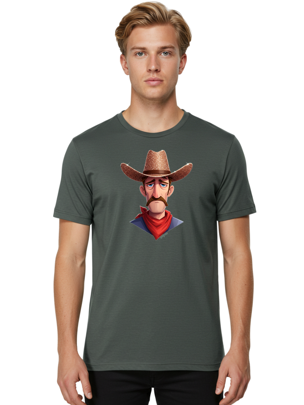Cowboy-4 Men'S Graphic Tee, 100% Cotton, Comfortable Casual Summer Wear, Machine Washable, Vintage Camera, Old Camera, Antique Camera, Black Camera, Classic Photography, Photography Equipment, Nostalgic Device, Film Camera, Camera Art Bao269