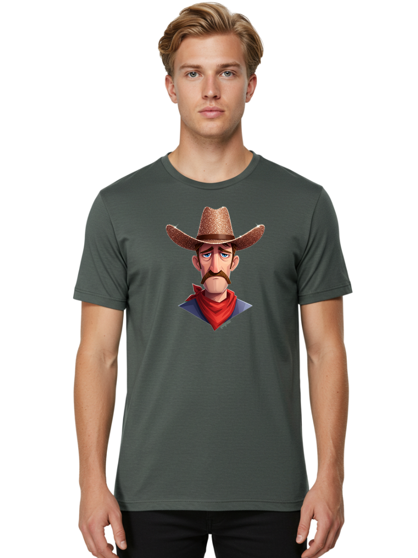 Cowboy-4 Men'S Graphic Tee, 100% Cotton, Comfortable Casual Summer Wear, Machine Washable, Vintage Camera, Old Camera, Antique Camera, Black Camera, Classic Photography, Photography Equipment, Nostalgic Device, Film Camera, Camera Art Bao269