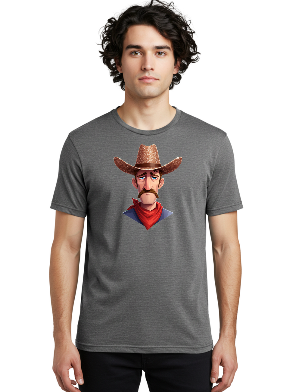 Cowboy-4 Men'S Graphic Tee, 100% Cotton, Comfortable Casual Summer Wear, Machine Washable, Vintage Camera, Old Camera, Antique Camera, Black Camera, Classic Photography, Photography Equipment, Nostalgic Device, Film Camera, Camera Art Bao269