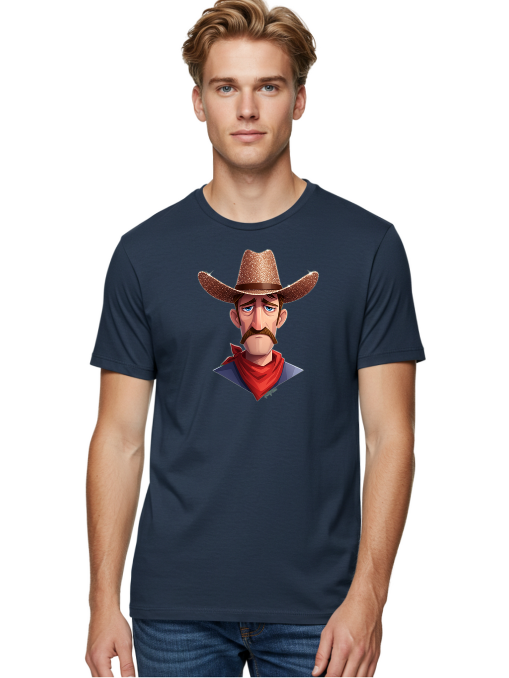 Cowboy-4 Men'S Graphic Tee, 100% Cotton, Comfortable Casual Summer Wear, Machine Washable, Vintage Camera, Old Camera, Antique Camera, Black Camera, Classic Photography, Photography Equipment, Nostalgic Device, Film Camera, Camera Art Bao269