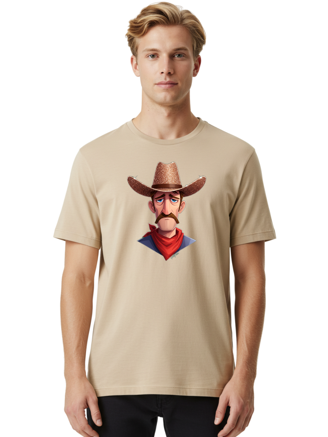 Cowboy-4 Men'S Graphic Tee, 100% Cotton, Comfortable Casual Summer Wear, Machine Washable, Vintage Camera, Old Camera, Antique Camera, Black Camera, Classic Photography, Photography Equipment, Nostalgic Device, Film Camera, Camera Art Bao269