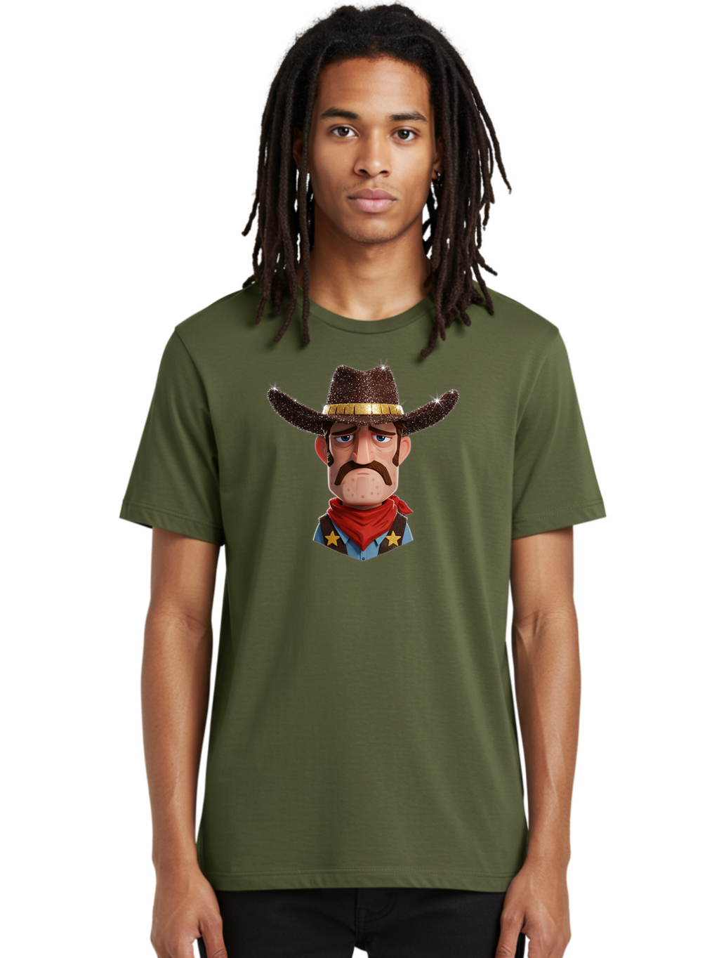 Cowboy-5 Men'S Graphic Tee, 100% Cotton, Comfortable Casual Summer Wear, Machine Washable, Vintage Camera, Old Camera, Antique Camera, Black Camera, Classic Photography, Photography Equipment, Nostalgic Device, Film Camera, Camera Art Bao270