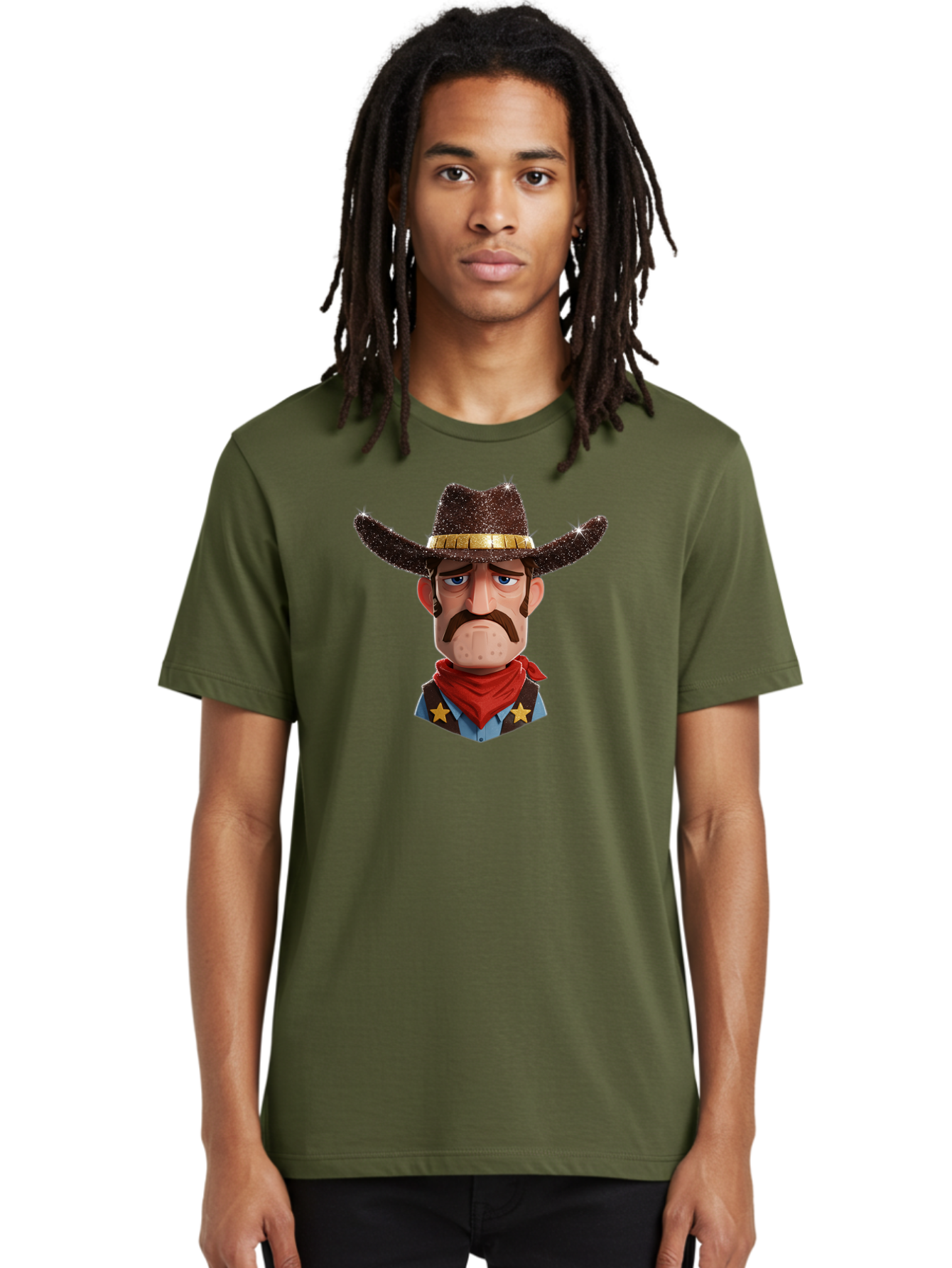 Cowboy-5 Men'S Graphic Tee, 100% Cotton, Comfortable Casual Summer Wear, Machine Washable, Vintage Camera, Old Camera, Antique Camera, Black Camera, Classic Photography, Photography Equipment, Nostalgic Device, Film Camera, Camera Art Bao270