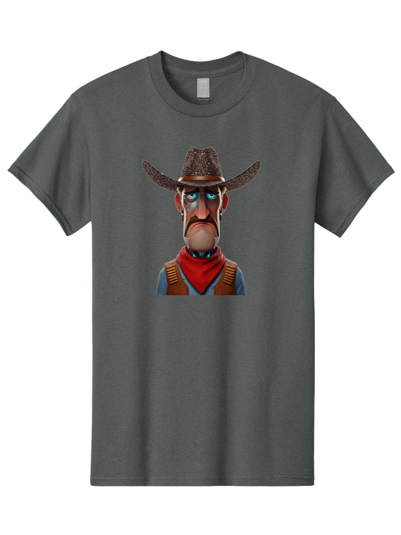 Cowboy-Character-1 Men'S Graphic Tee, 100% Cotton, Comfortable Casual Summer Wear, Machine Washable, Vintage Camera, Old Camera, Antique Camera, Black Camera, Classic Photography, Photography Equipment, Nostalgic Device, Film Camera, Bao272
