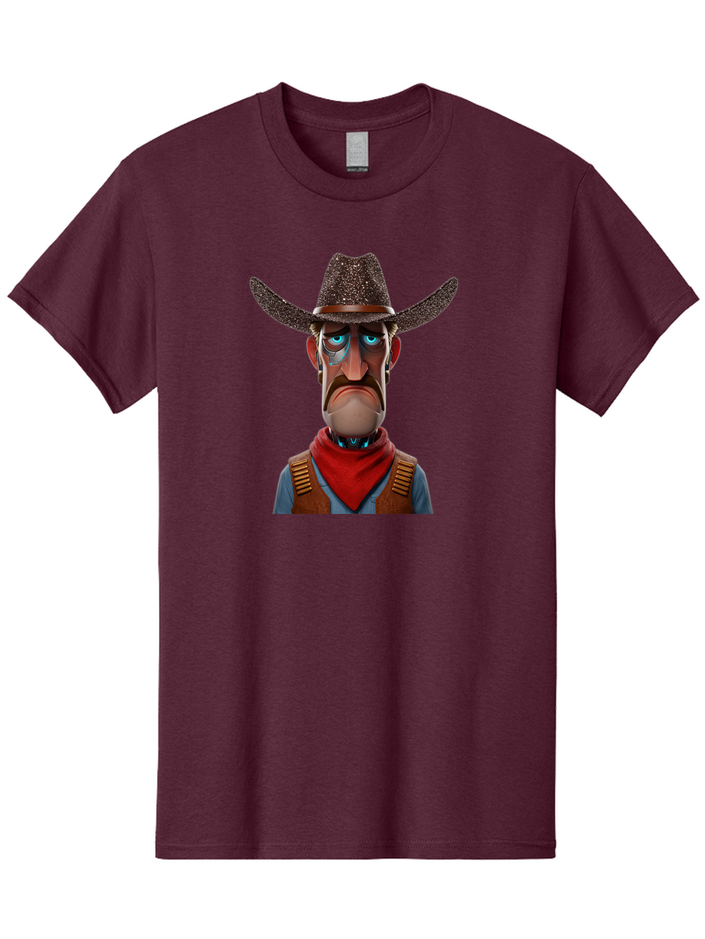 Cowboy-Character-1 Men'S Graphic Tee, 100% Cotton, Comfortable Casual Summer Wear, Machine Washable, Vintage Camera, Old Camera, Antique Camera, Black Camera, Classic Photography, Photography Equipment, Nostalgic Device, Film Camera, Bao272