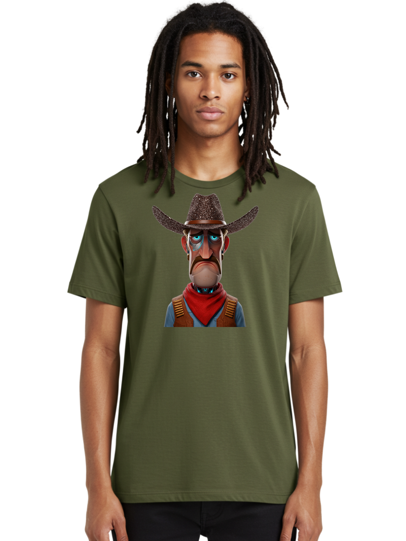 Cowboy-Character-1 Men'S Graphic Tee, 100% Cotton, Comfortable Casual Summer Wear, Machine Washable, Vintage Camera, Old Camera, Antique Camera, Black Camera, Classic Photography, Photography Equipment, Nostalgic Device, Film Camera, Bao272