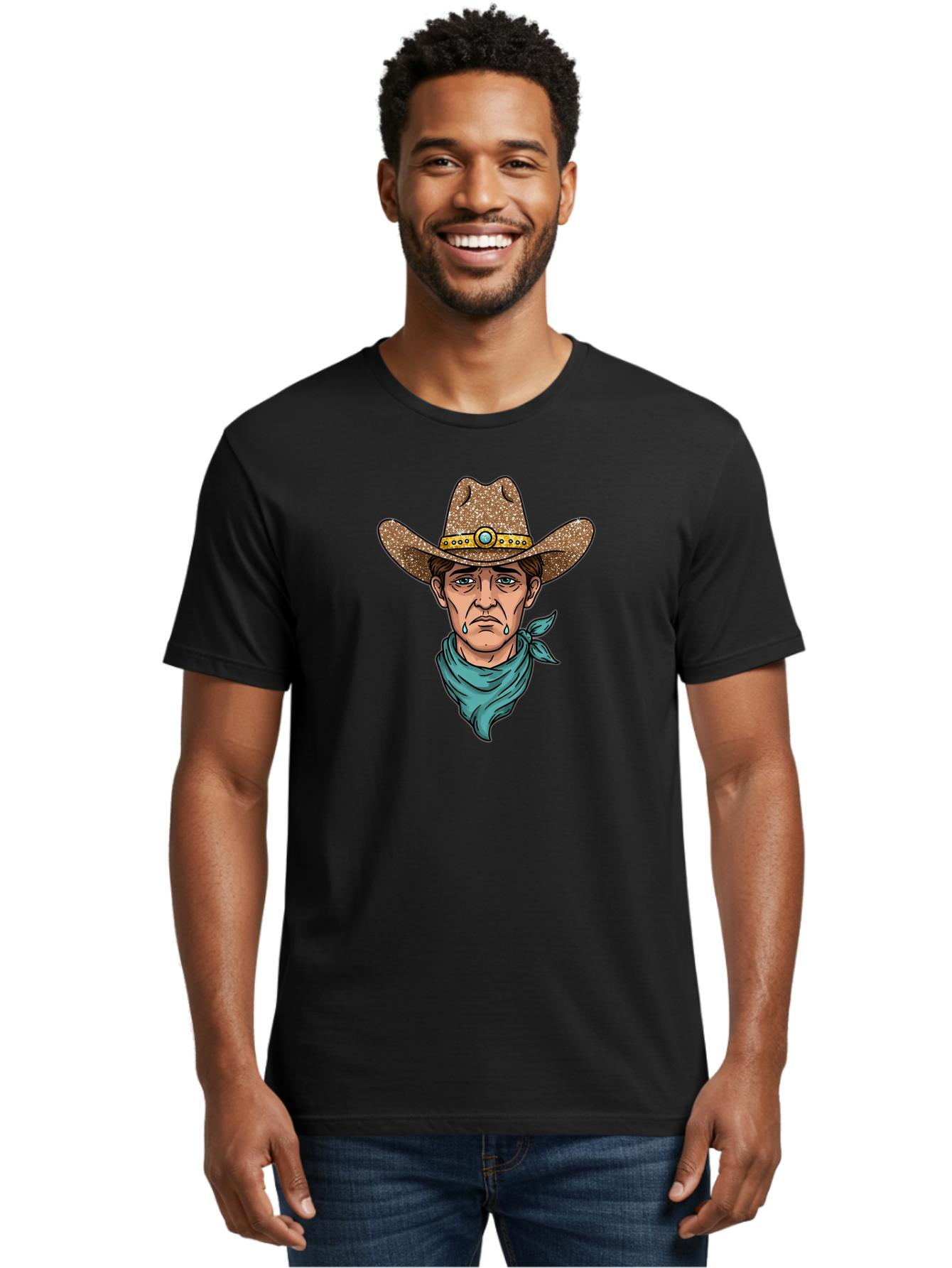 Cowboy-Hat-Man Men'S Graphic Tee, 100% Cotton, Comfortable Casual Summer Wear, Machine Washable, Vintage Camera, Old Camera, Antique Camera, Black Camera, Classic Photography, Photography Equipment, Nostalgic Device, Film Camera, Camera Art Bao275