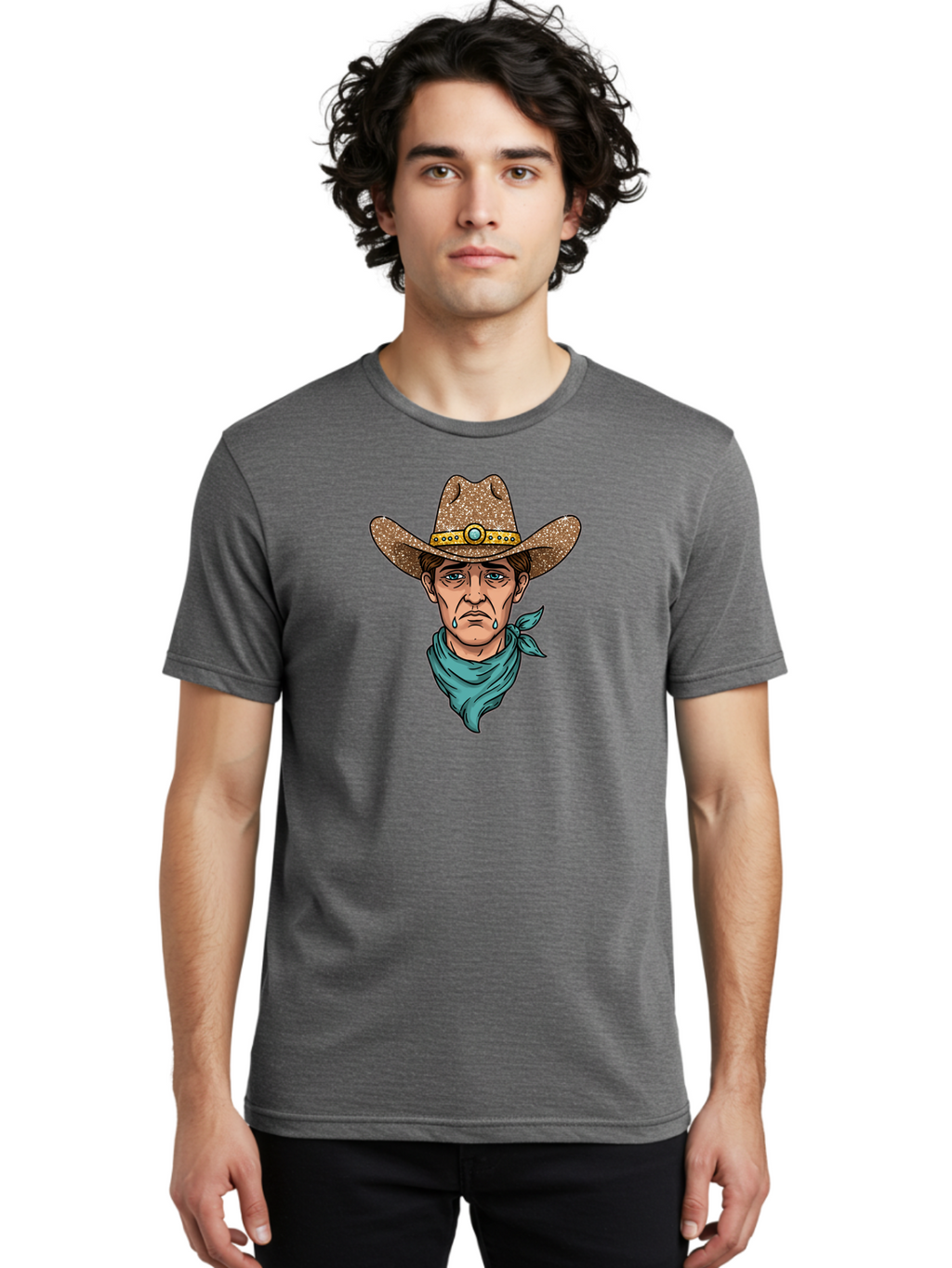 Cowboy-Hat-Man Men'S Graphic Tee, 100% Cotton, Comfortable Casual Summer Wear, Machine Washable, Vintage Camera, Old Camera, Antique Camera, Black Camera, Classic Photography, Photography Equipment, Nostalgic Device, Film Camera, Camera Art Bao275