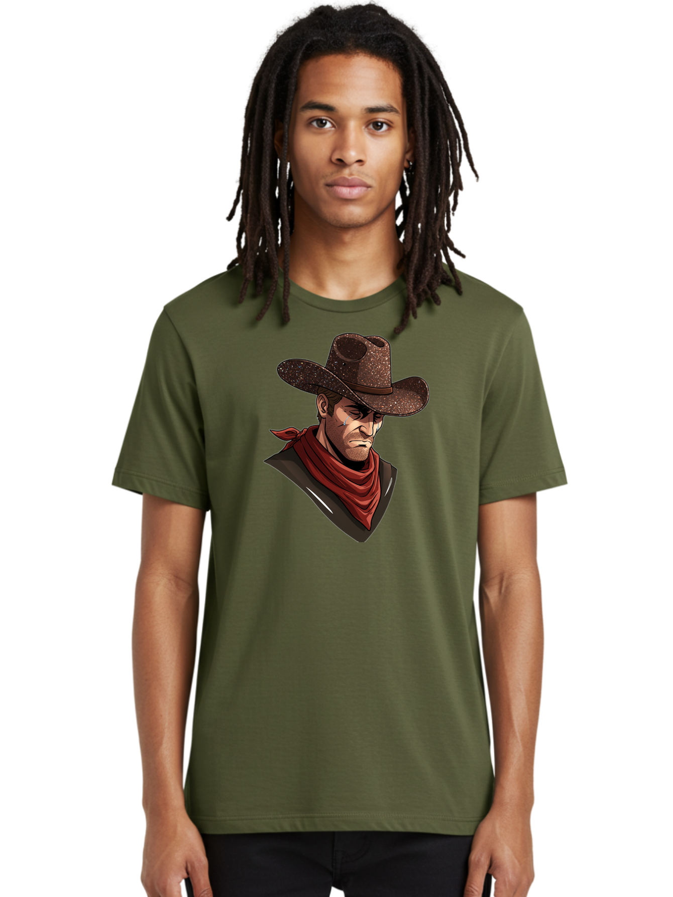 Cowboy Men'S Graphic Tee, 100% Cotton, Comfortable Casual Summer Wear, Machine Washable, Vintage Camera, Old Camera, Antique Camera, Black Camera, Classic Photography, Photography Equipment, Nostalgic Device, Film Camera, Camera Art Bao278