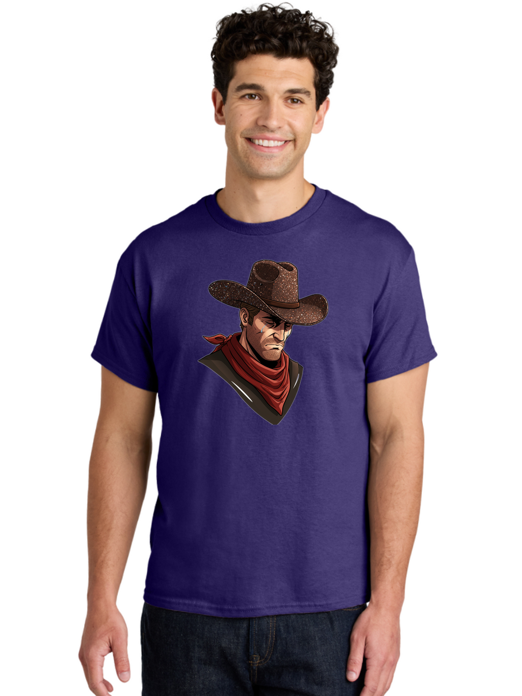 Cowboy Men'S Graphic Tee, 100% Cotton, Comfortable Casual Summer Wear, Machine Washable, Vintage Camera, Old Camera, Antique Camera, Black Camera, Classic Photography, Photography Equipment, Nostalgic Device, Film Camera, Camera Art Bao278