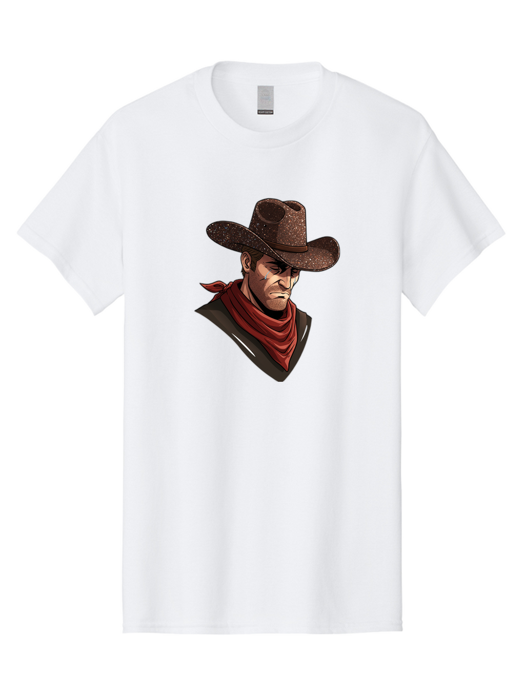 Cowboy Men'S Graphic Tee, 100% Cotton, Comfortable Casual Summer Wear, Machine Washable, Vintage Camera, Old Camera, Antique Camera, Black Camera, Classic Photography, Photography Equipment, Nostalgic Device, Film Camera, Camera Art Bao278