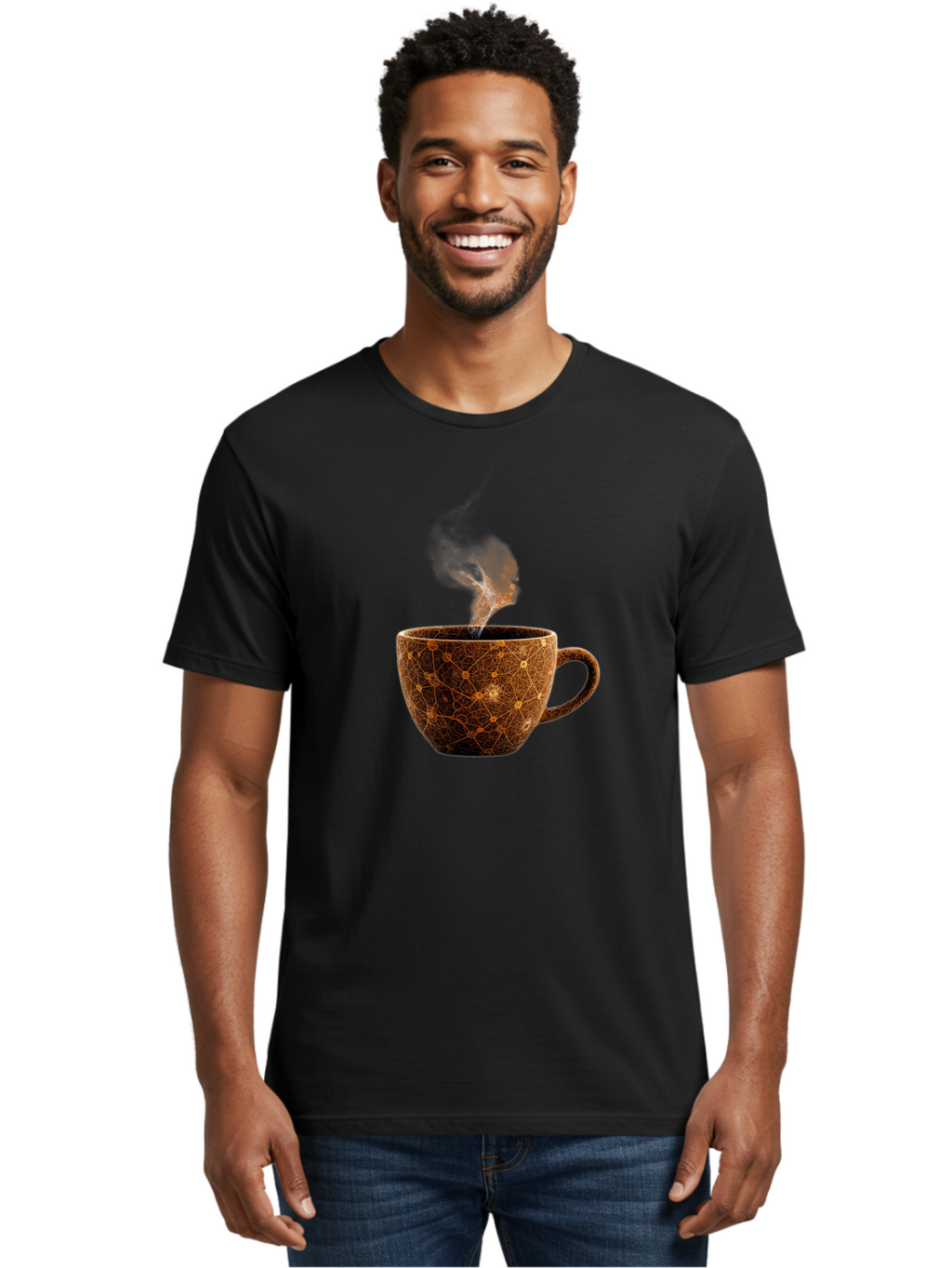 Cracked-Coffee-Mug Men'S Graphic Tee, 100% Cotton, Comfortable Casual Summer Wear, Machine Washable, Vintage Camera, Old Camera, Antique Camera, Black Camera, Classic Photography, Photography Equipment, Nostalgic Device, Film Camera, Bao280