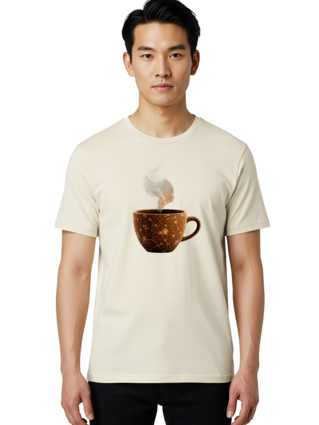 Cracked-Coffee-Mug Men'S Graphic Tee, 100% Cotton, Comfortable Casual Summer Wear, Machine Washable, Vintage Camera, Old Camera, Antique Camera, Black Camera, Classic Photography, Photography Equipment, Nostalgic Device, Film Camera, Bao280