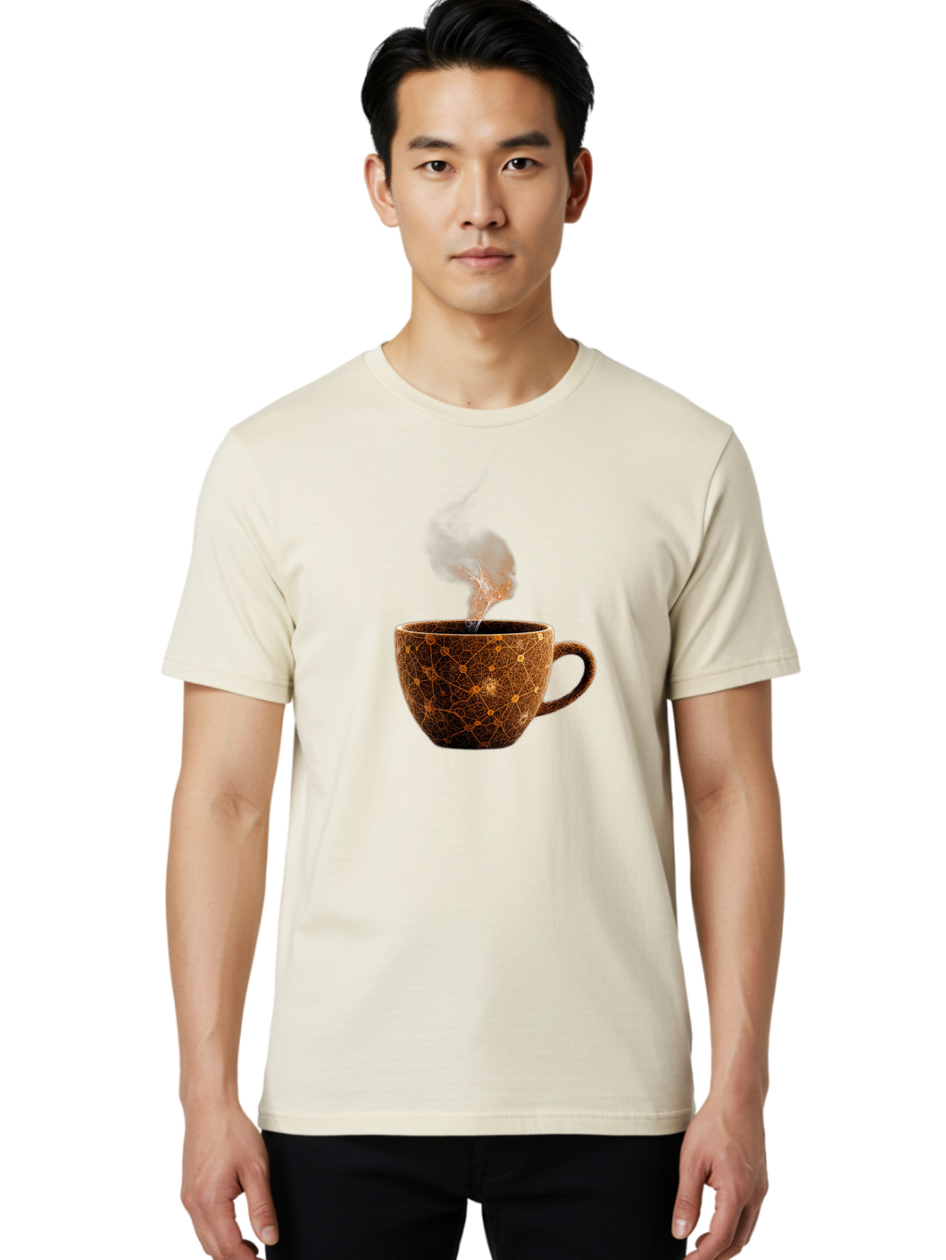 Cracked-Coffee-Mug Men'S Graphic Tee, 100% Cotton, Comfortable Casual Summer Wear, Machine Washable, Vintage Camera, Old Camera, Antique Camera, Black Camera, Classic Photography, Photography Equipment, Nostalgic Device, Film Camera, Bao280