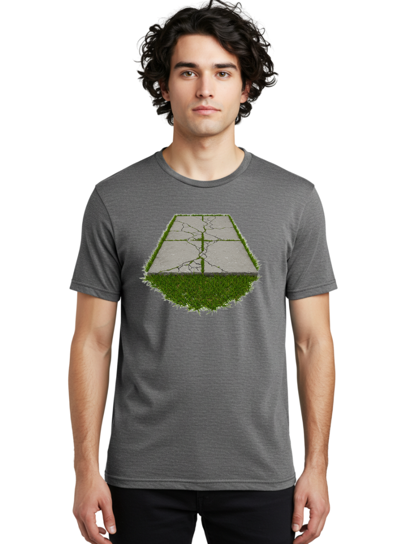 Cracked-Concrete-Slab Men'S Graphic Tee, 100% Cotton, Comfortable Casual Summer Wear, Machine Washable, Vintage Camera, Old Camera, Antique Camera, Black Camera, Classic Photography, Photography Equipment, Nostalgic Device, Film Camera, Bao282