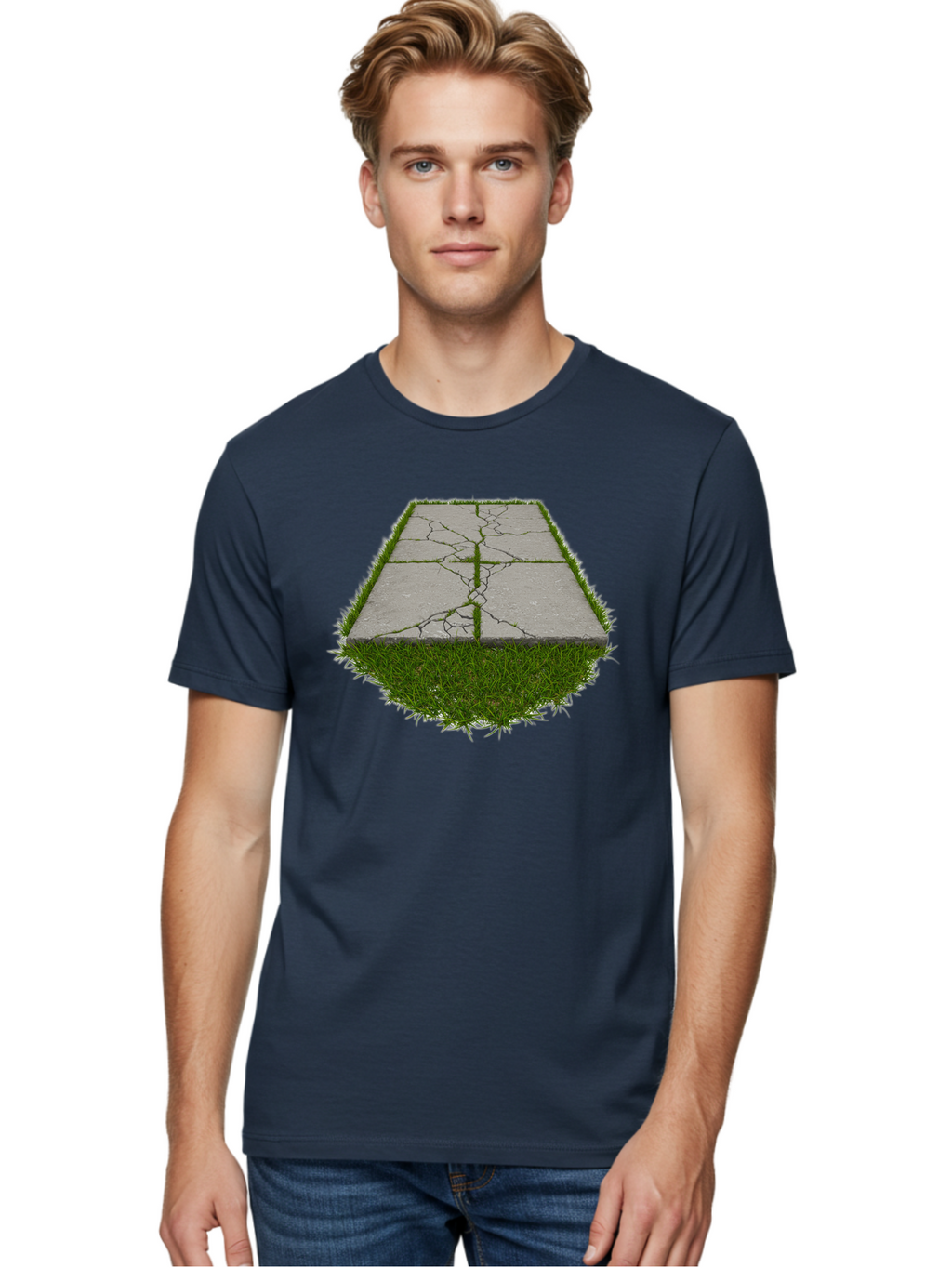 Cracked-Concrete-Slab Men'S Graphic Tee, 100% Cotton, Comfortable Casual Summer Wear, Machine Washable, Vintage Camera, Old Camera, Antique Camera, Black Camera, Classic Photography, Photography Equipment, Nostalgic Device, Film Camera, Bao282