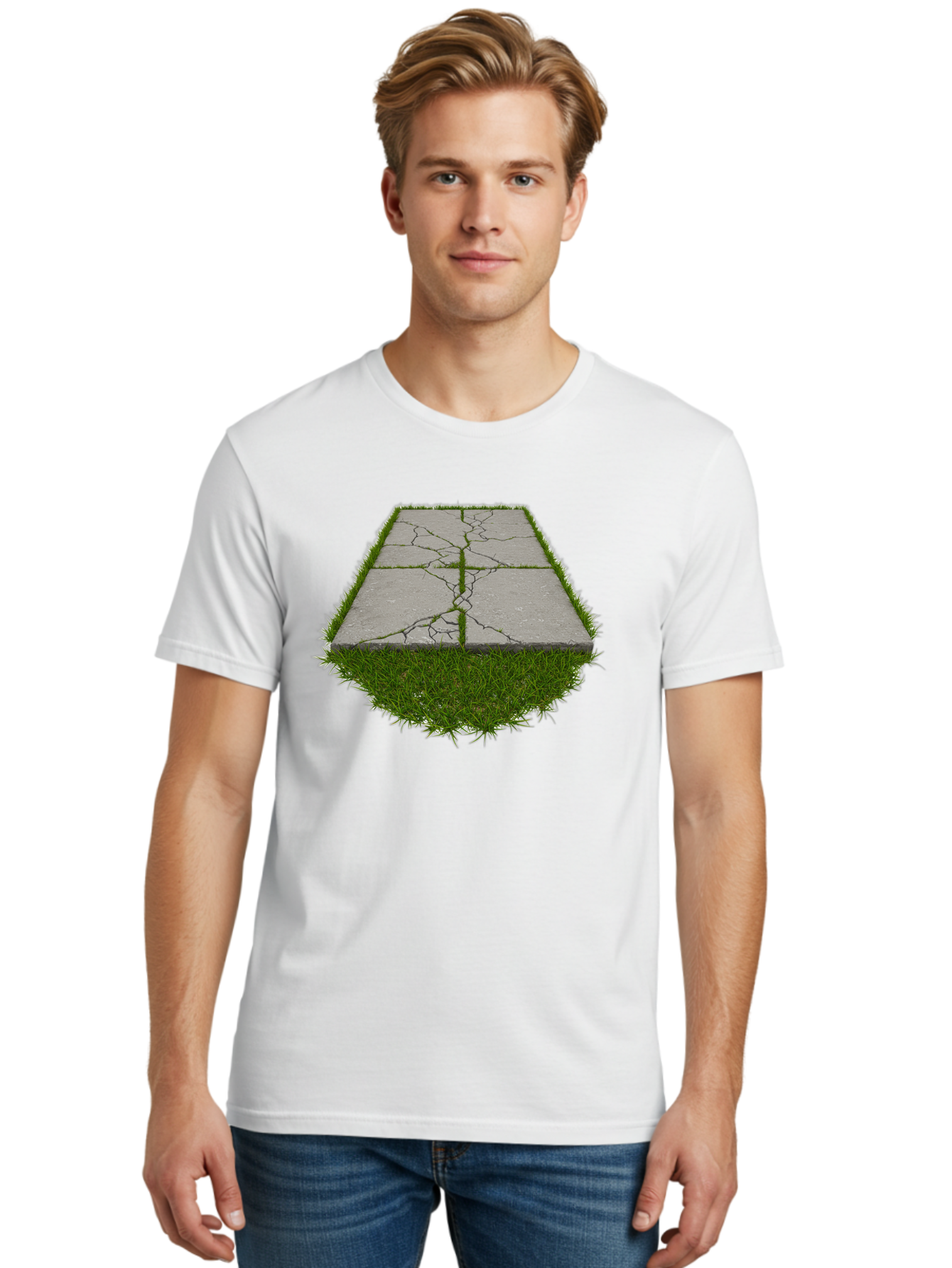 Cracked-Concrete-Slab Men'S Graphic Tee, 100% Cotton, Comfortable Casual Summer Wear, Machine Washable, Vintage Camera, Old Camera, Antique Camera, Black Camera, Classic Photography, Photography Equipment, Nostalgic Device, Film Camera, Bao282