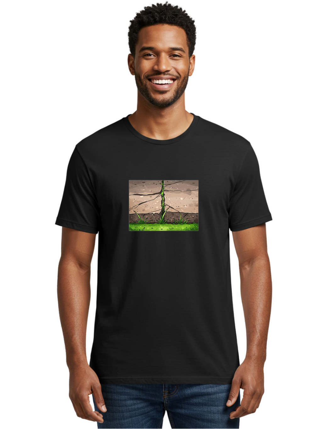 Cracked-Earth-Sprout Men'S Graphic Tee, 100% Cotton, Comfortable Casual Summer Wear, Machine Washable, Vintage Camera, Old Camera, Antique Camera, Black Camera, Classic Photography, Photography Equipment, Nostalgic Device, Film Camera, Bao283