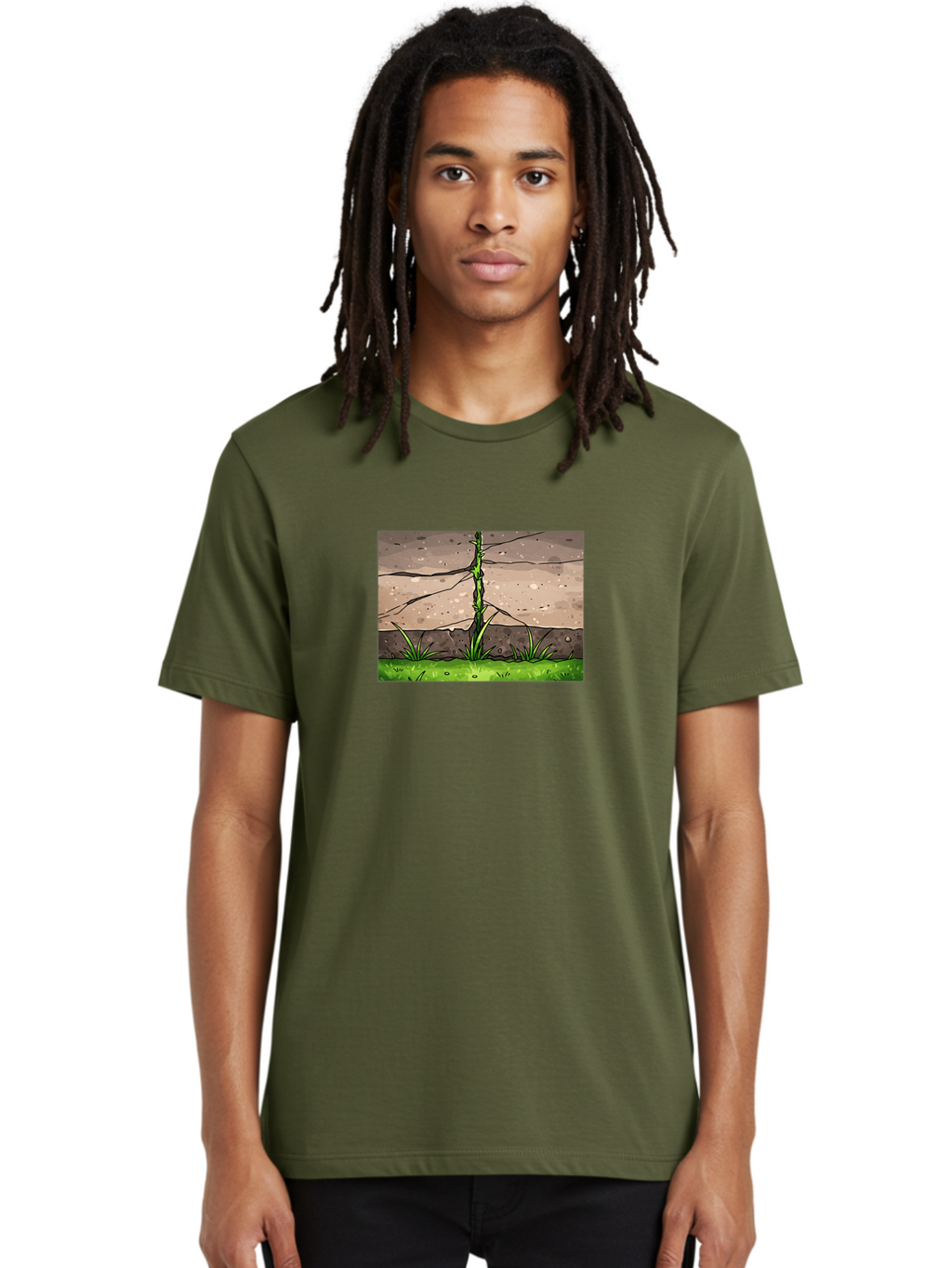 Cracked-Earth-Sprout Men'S Graphic Tee, 100% Cotton, Comfortable Casual Summer Wear, Machine Washable, Vintage Camera, Old Camera, Antique Camera, Black Camera, Classic Photography, Photography Equipment, Nostalgic Device, Film Camera, Bao283