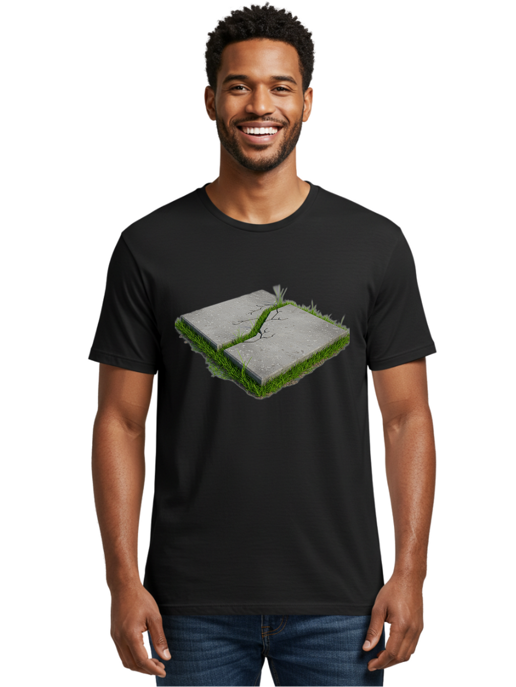 Cracked-Patio-Slab Men'S Graphic Tee, 100% Cotton, Comfortable Casual Summer Wear, Machine Washable, Vintage Camera, Old Camera, Antique Camera, Black Camera, Classic Photography, Photography Equipment, Nostalgic Device, Film Camera, Bao284
