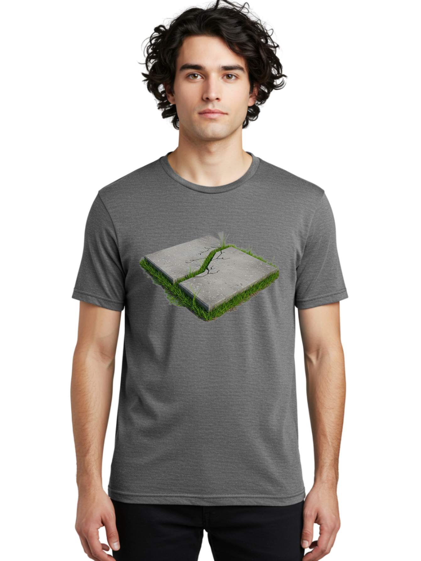 Cracked-Patio-Slab Men'S Graphic Tee, 100% Cotton, Comfortable Casual Summer Wear, Machine Washable, Vintage Camera, Old Camera, Antique Camera, Black Camera, Classic Photography, Photography Equipment, Nostalgic Device, Film Camera, Bao284
