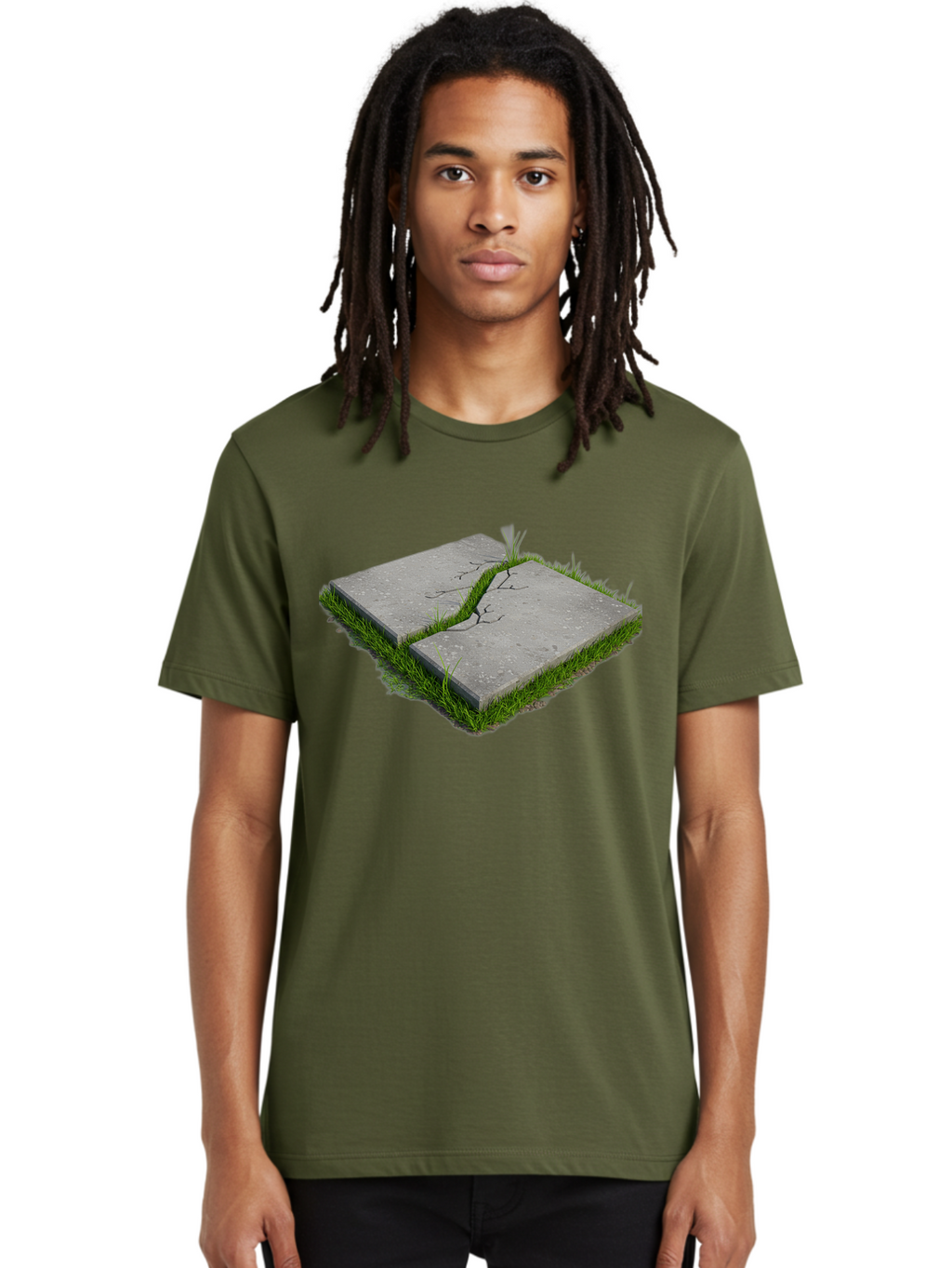 Cracked-Patio-Slab Men'S Graphic Tee, 100% Cotton, Comfortable Casual Summer Wear, Machine Washable, Vintage Camera, Old Camera, Antique Camera, Black Camera, Classic Photography, Photography Equipment, Nostalgic Device, Film Camera, Bao284