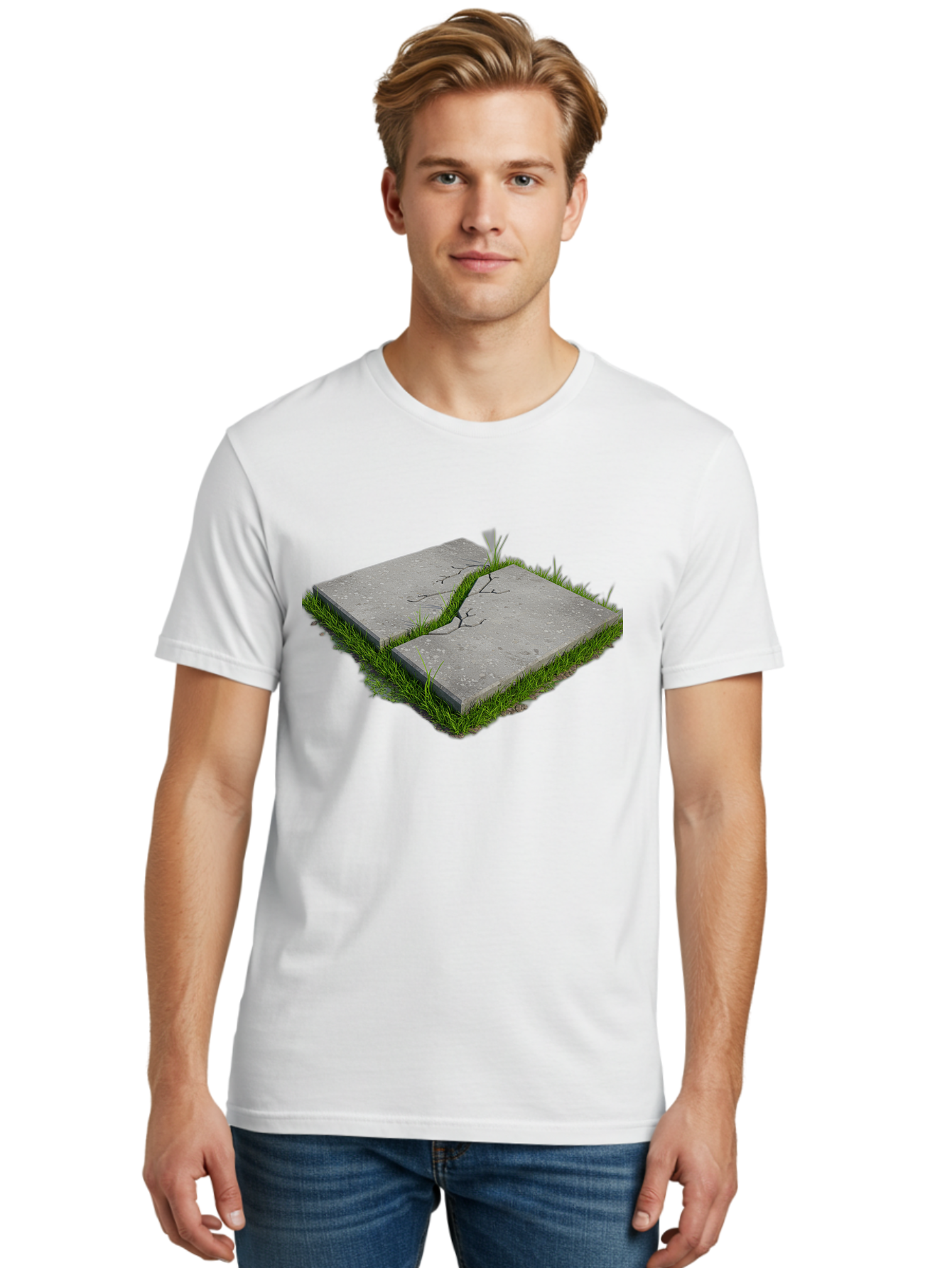 Cracked-Patio-Slab Men'S Graphic Tee, 100% Cotton, Comfortable Casual Summer Wear, Machine Washable, Vintage Camera, Old Camera, Antique Camera, Black Camera, Classic Photography, Photography Equipment, Nostalgic Device, Film Camera, Bao284