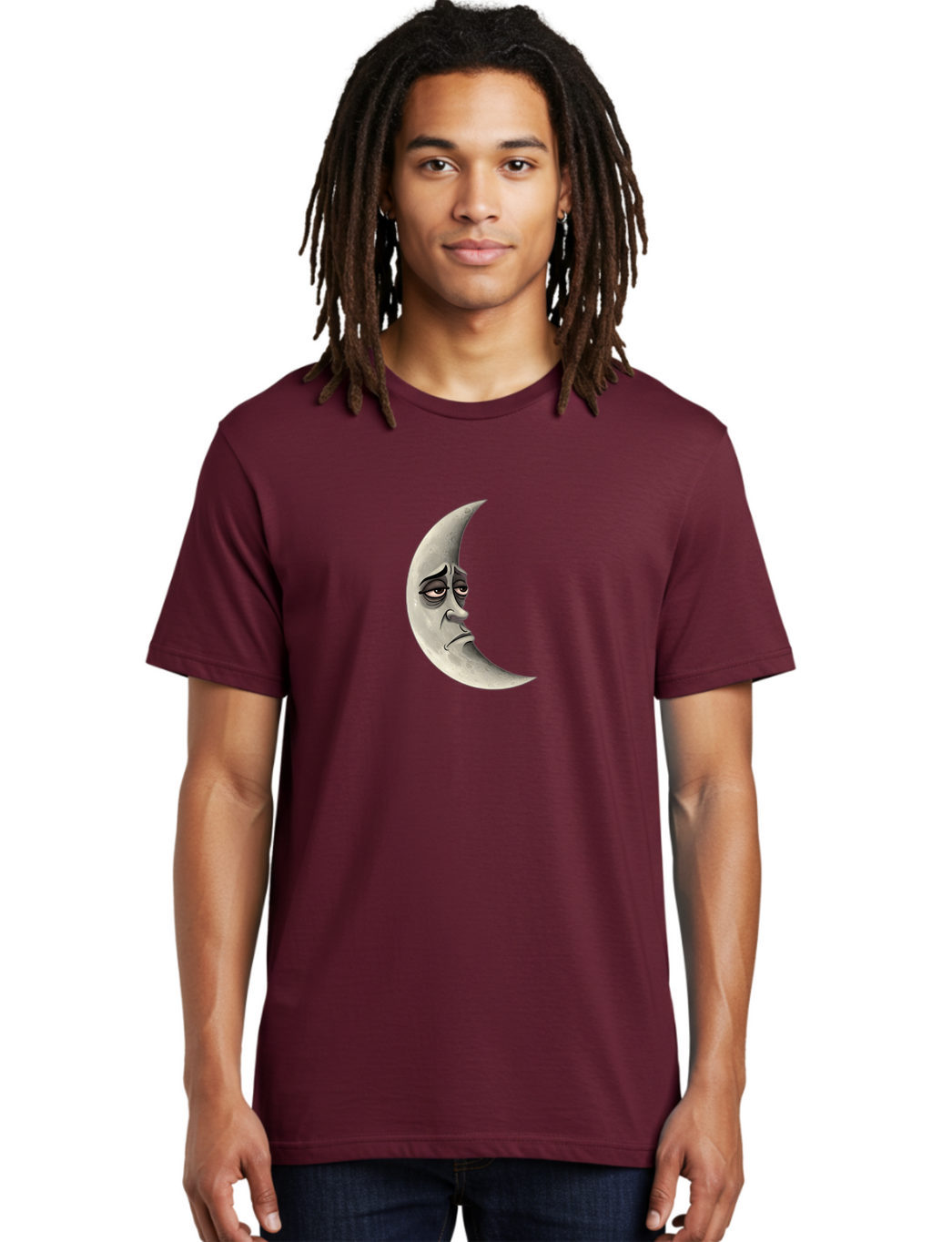 Crescent-Moon-Face Men'S Graphic Tee, 100% Cotton, Comfortable Casual Summer Wear, Machine Washable, Vintage Camera, Old Camera, Antique Camera, Black Camera, Classic Photography, Photography Equipment, Nostalgic Device, Film Camera, Bao292