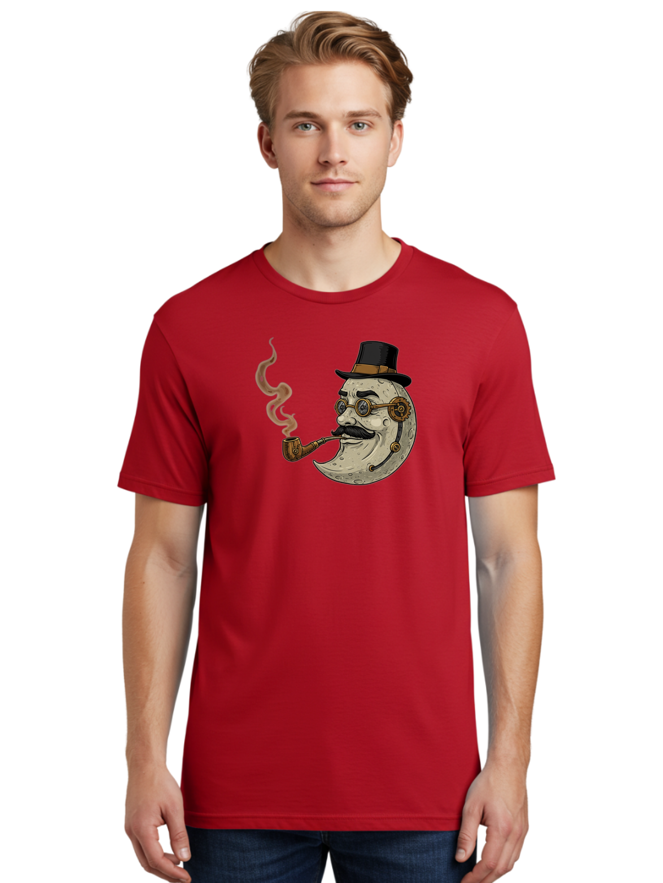 Crescent-Moon-Gentleman Men'S Graphic Tee, 100% Cotton, Comfortable Casual Summer Wear, Machine Washable, Vintage Camera, Old Camera, Antique Camera, Black Camera, Classic Photography, Photography Equipment, Nostalgic Device, Film Camera, Bao293