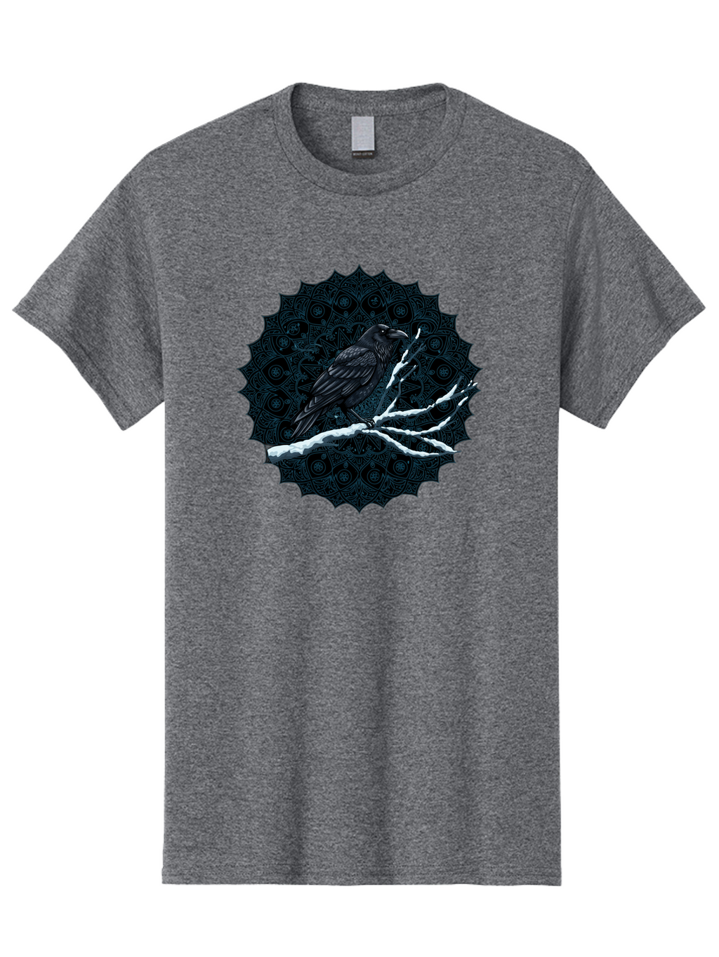 Crow-On-Branch-3 Men'S Graphic Tee, 100% Cotton, Comfortable Casual Summer Wear, Machine Washable, Vintage Camera, Old Camera, Antique Camera, Black Camera, Classic Photography, Photography Equipment, Nostalgic Device, Film Camera, Camera Art Bao297