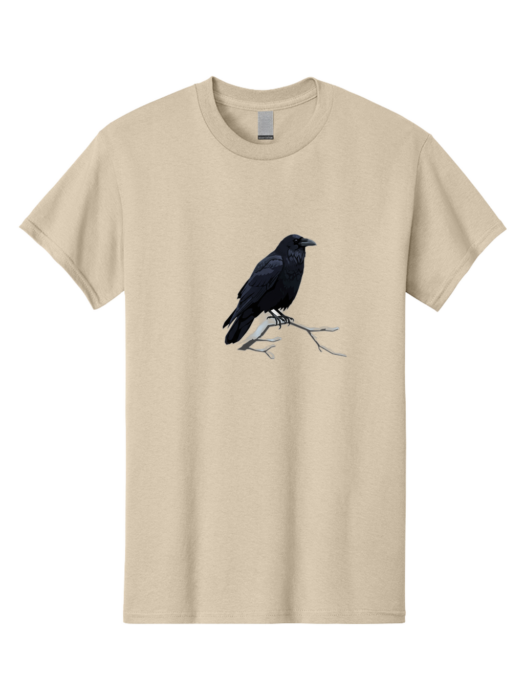Crow-On-Branch Men'S Graphic Tee, 100% Cotton, Comfortable Casual Summer Wear, Machine Washable, Vintage Camera, Old Camera, Antique Camera, Black Camera, Classic Photography, Photography Equipment, Nostalgic Device, Film Camera, Camera Art Bao298