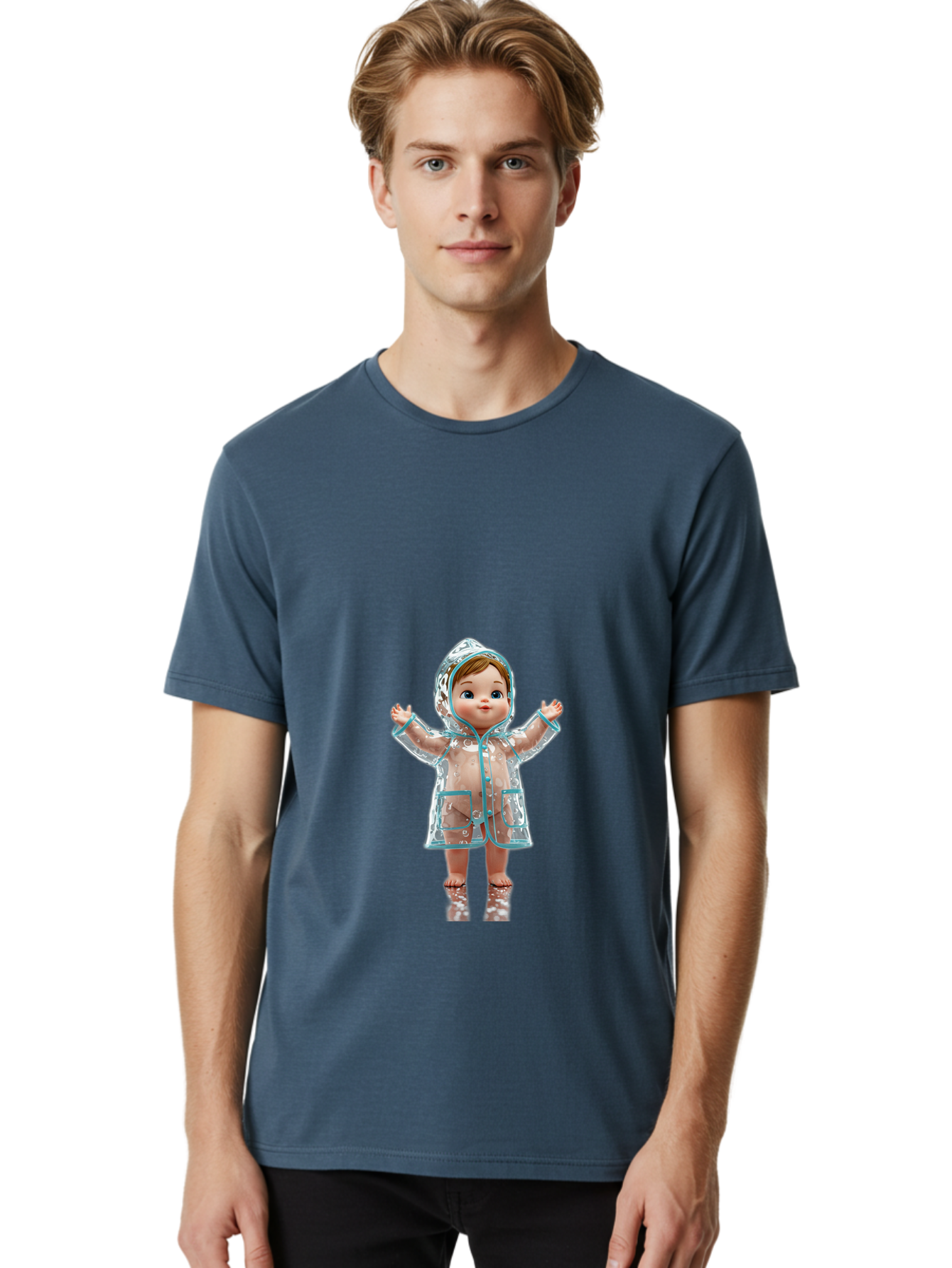Cry-Babies-Doll Men'S Graphic Tee, 100% Cotton, Comfortable Casual Summer Wear, Machine Washable, Vintage Camera, Old Camera, Antique Camera, Black Camera, Classic Photography, Photography Equipment, Nostalgic Device, Film Camera, Camera Art Bao301