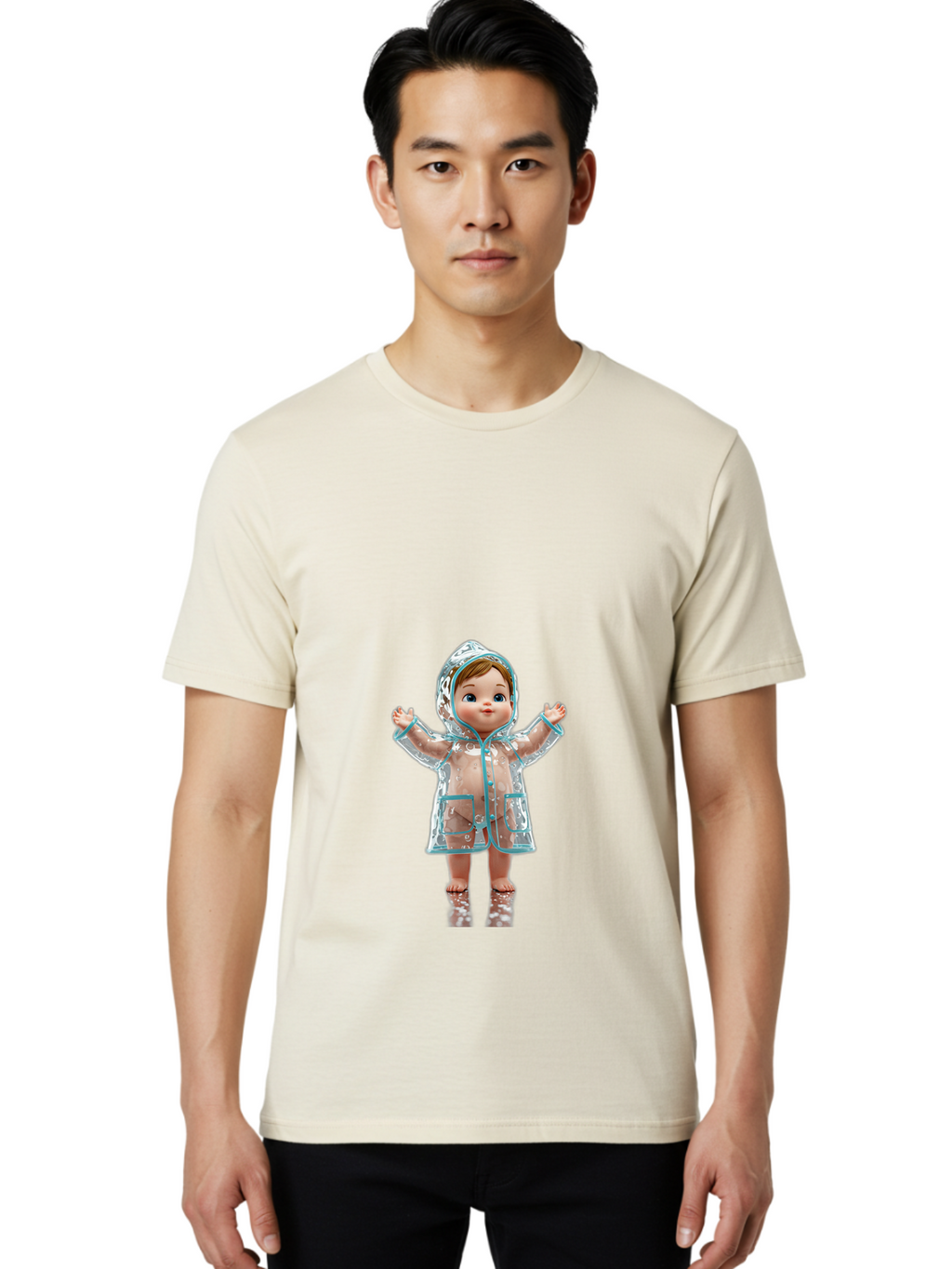 Cry-Babies-Doll Men'S Graphic Tee, 100% Cotton, Comfortable Casual Summer Wear, Machine Washable, Vintage Camera, Old Camera, Antique Camera, Black Camera, Classic Photography, Photography Equipment, Nostalgic Device, Film Camera, Camera Art Bao301