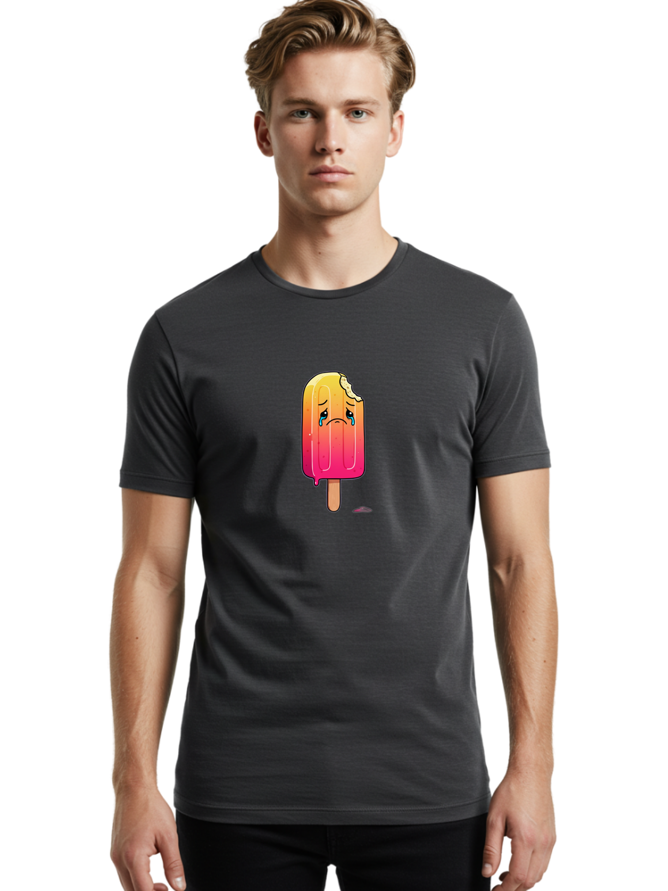 Crying-Popsicle Men'S Graphic Tee, 100% Cotton, Comfortable Casual Summer Wear, Machine Washable, Vintage Camera, Old Camera, Antique Camera, Black Camera, Classic Photography, Photography Equipment, Nostalgic Device, Film Camera, Camera Art Bao307